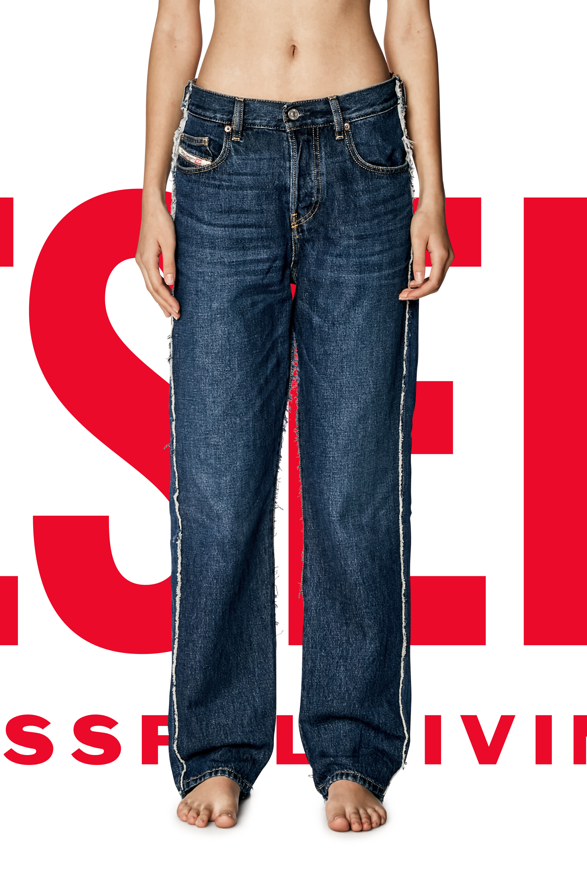 Regular Jeans Dieseloves 03 09K47, Mittelblau Diesel - Unisex Regular Jeans Dieseloves 03 09K47, Mittelblau - 7