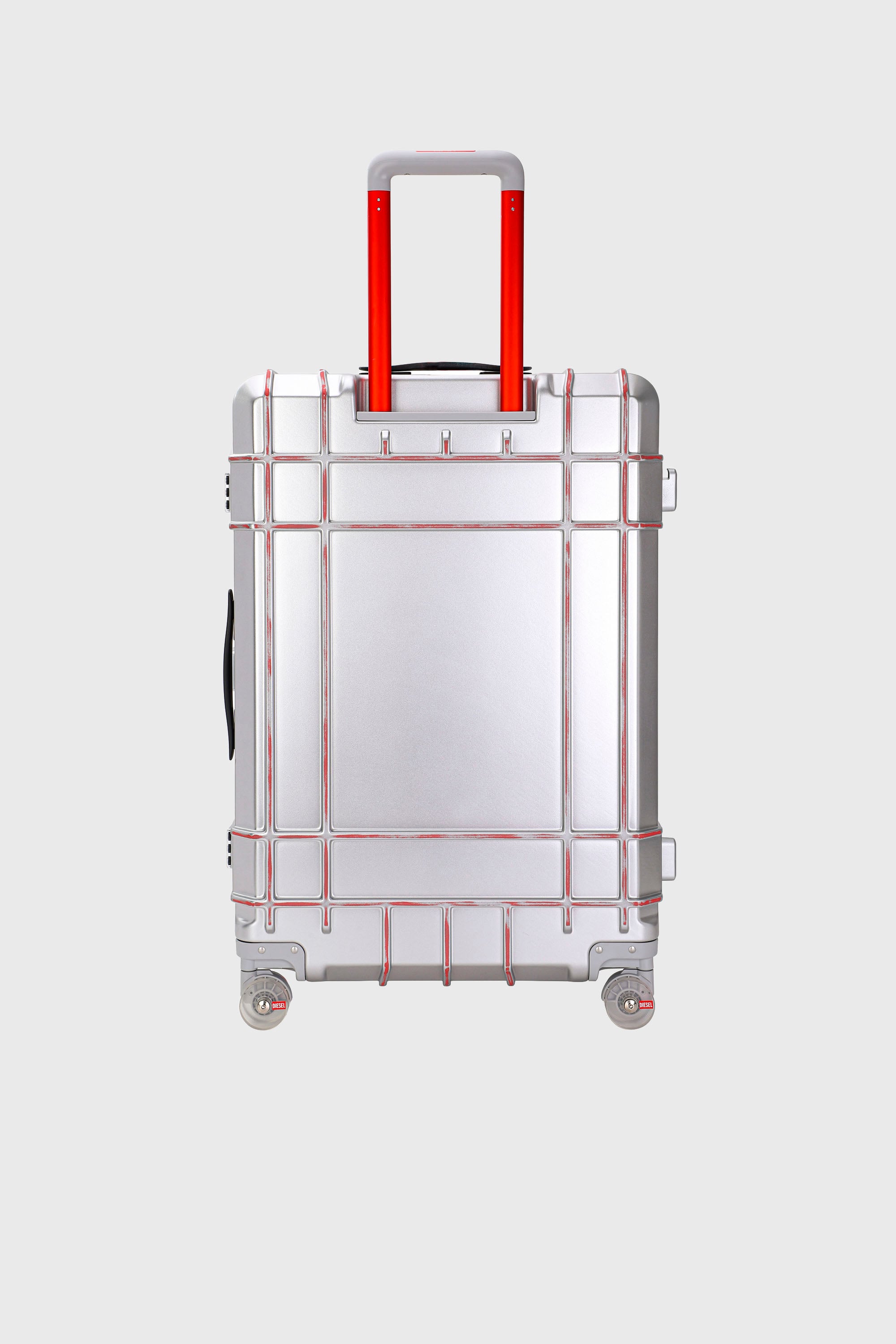 Diesel - DIESEL PC STRONG IMAGE TROLLEY- DSL003, Unisex Robuster Koffer Gr&ouml;&szlig;e L in Silber - 2