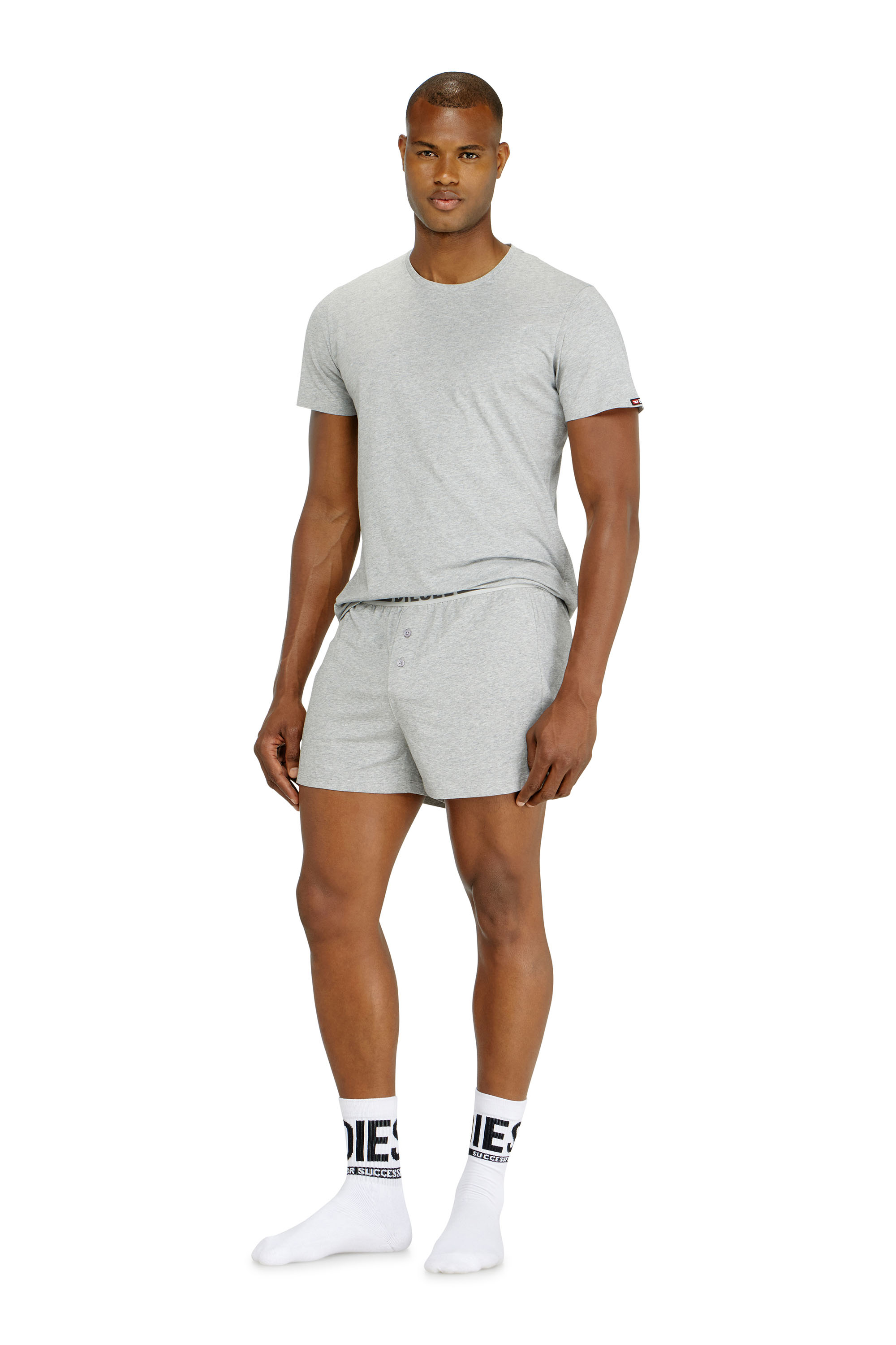 Diesel - RANDAL-D-CORE-3PACK, Herren Set aus 3 T-Shirts aus Baumwolle in Weiss/Grau - 3