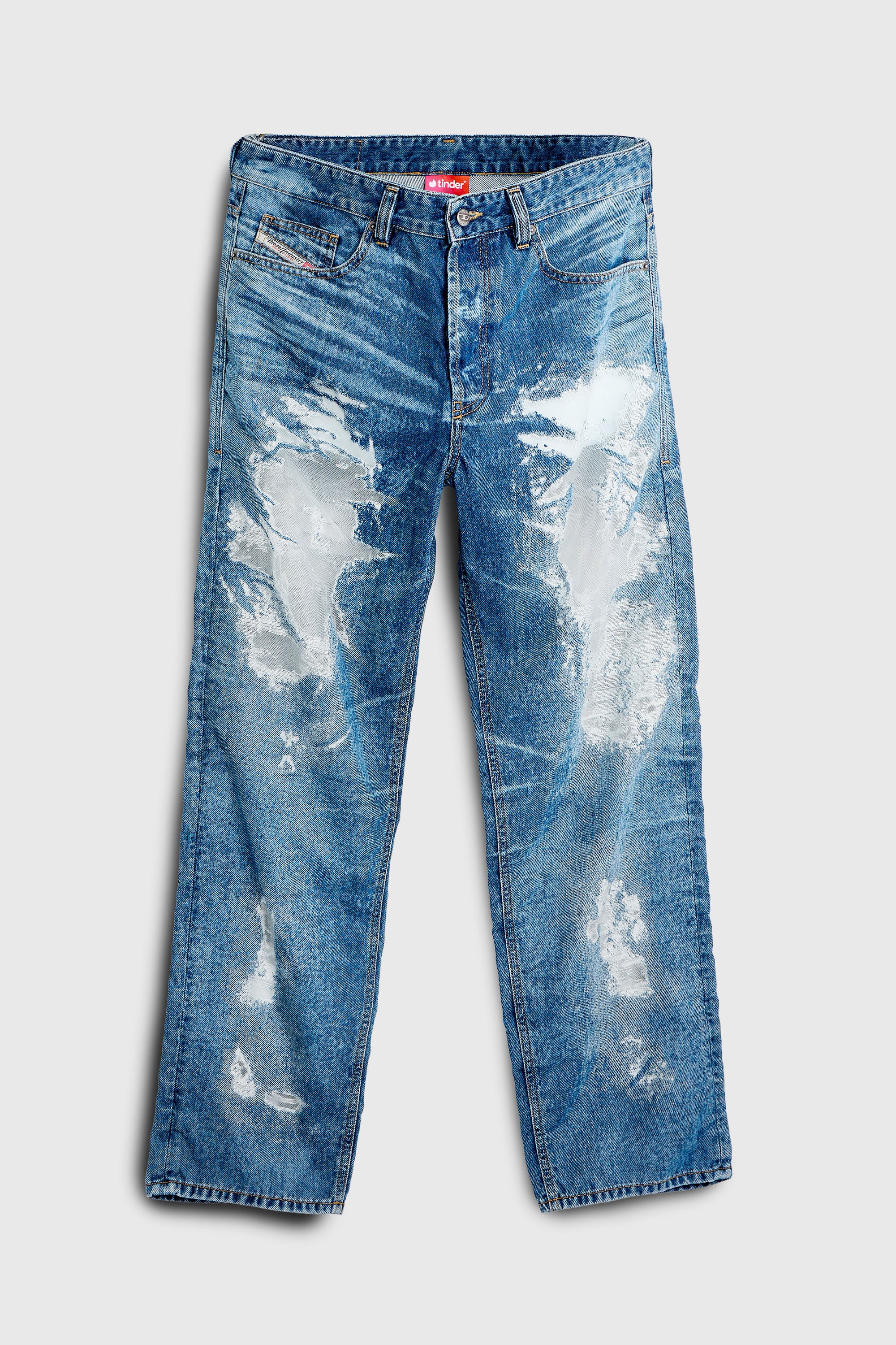 Diesel - Herren Regular Jeans 2024 D-Macs 068ZH, Mittelblau - 3