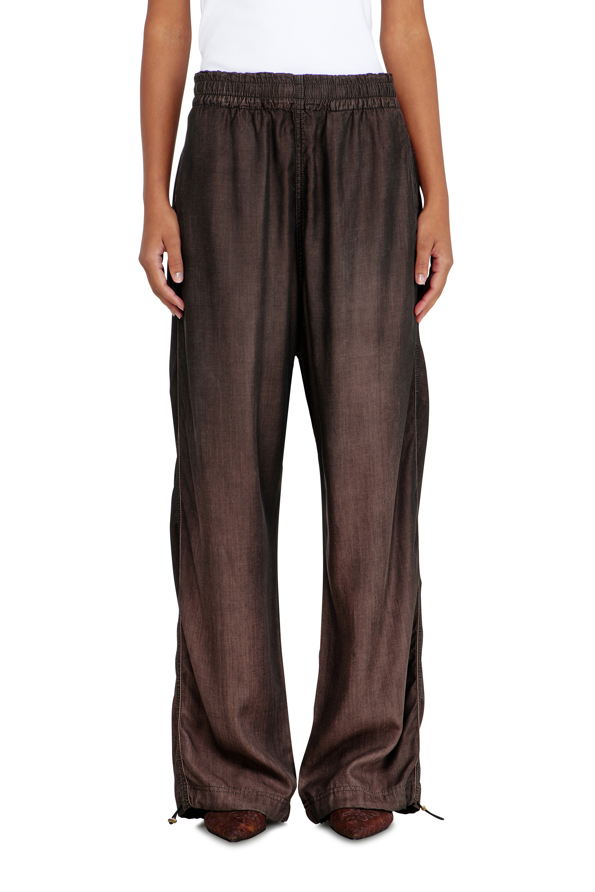 Diesel - Unisex Relaxed Jeans D-Roder 068YF, Dunkelbraun - 1