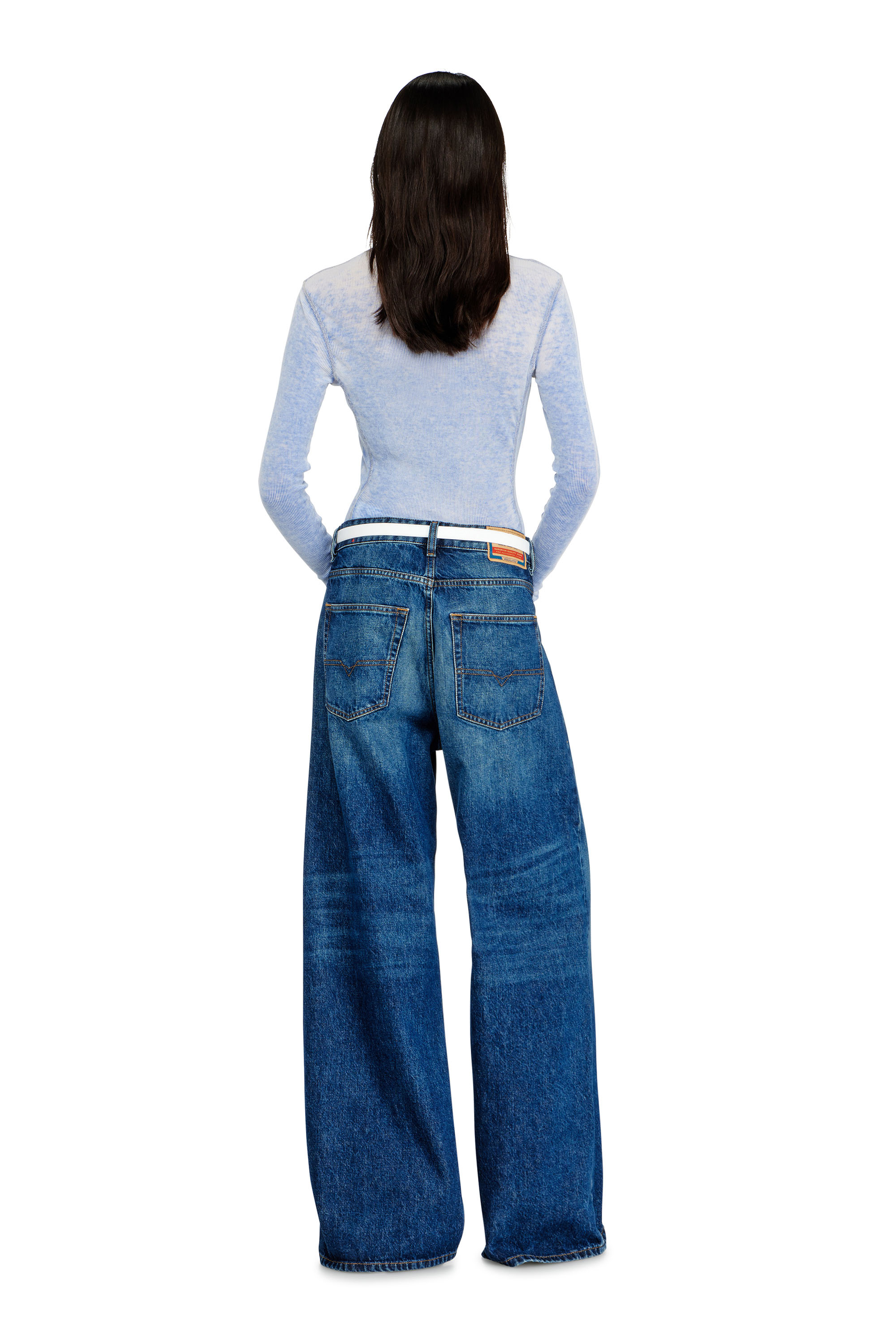Diesel - Unisex Relaxed Jeans 1996 D-Sire 09I27, Dunkelblau - 3