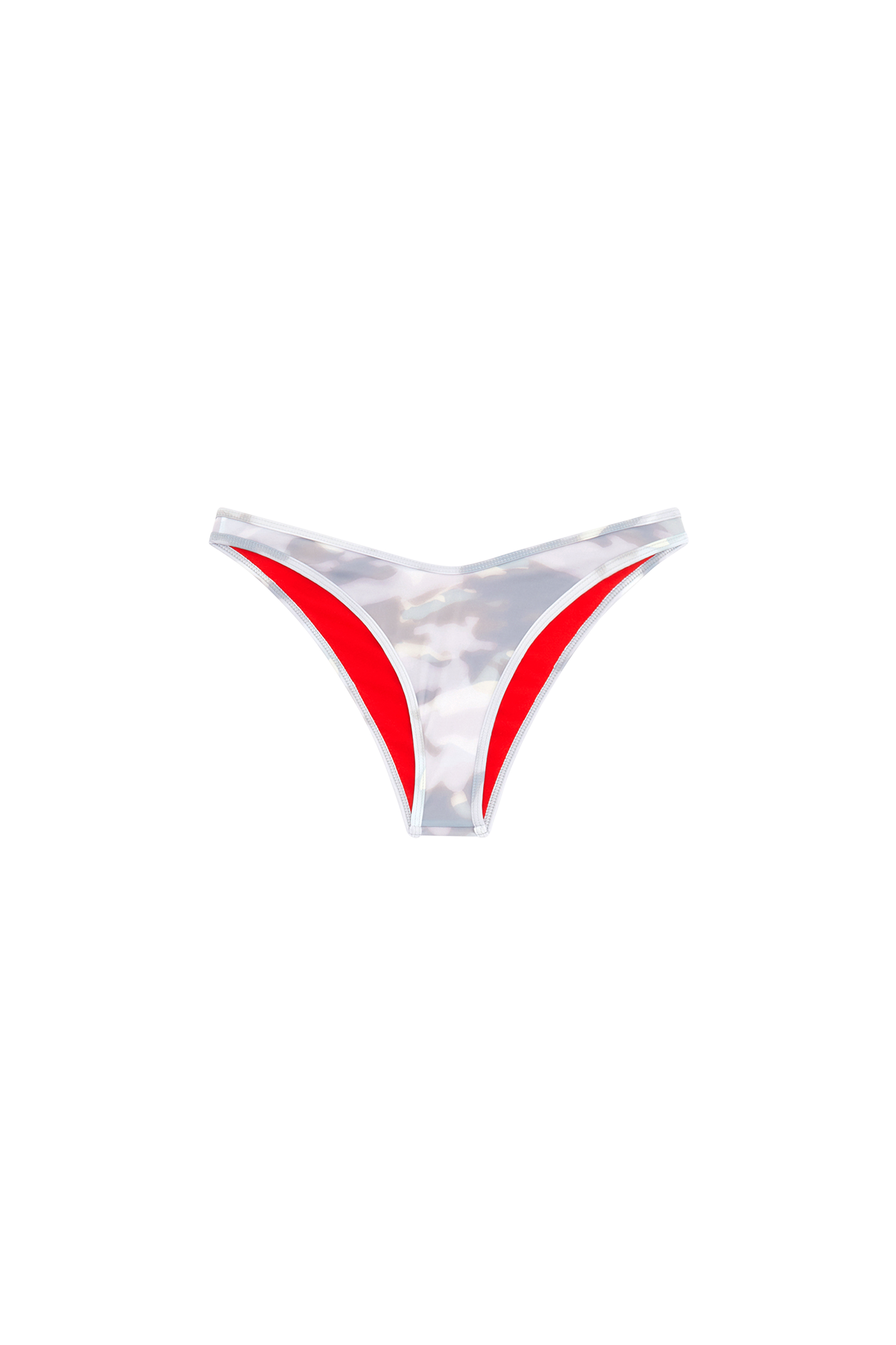 Diesel - BFPN-PUNCHY-X, Damen Bikini-Hose im Utility-Stil aus Recycling-Material in Grau - Image 4