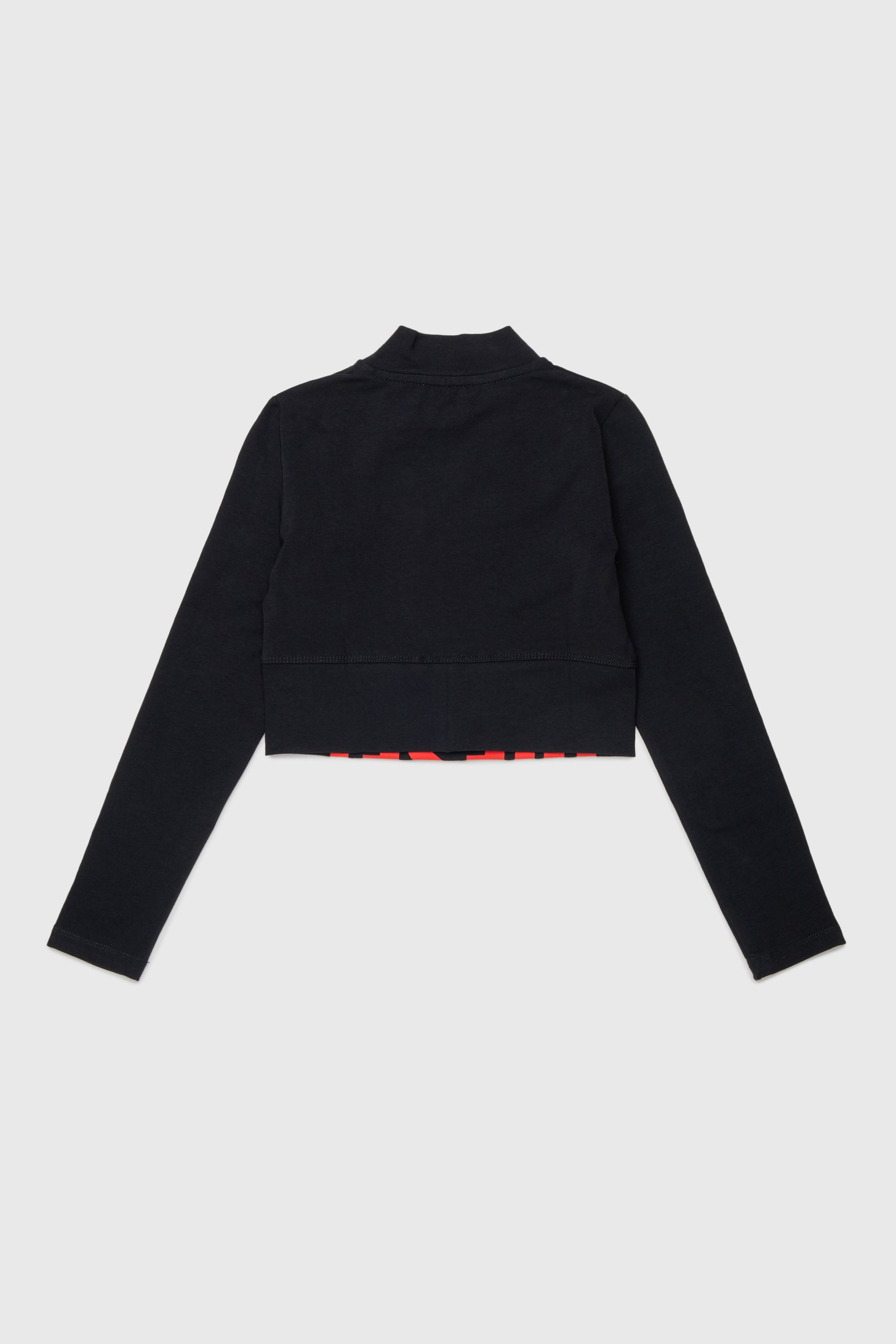 Diesel - TCEFILS, Damen Crop-Top mit abgeschnittenem Logo in Schwarz - 2