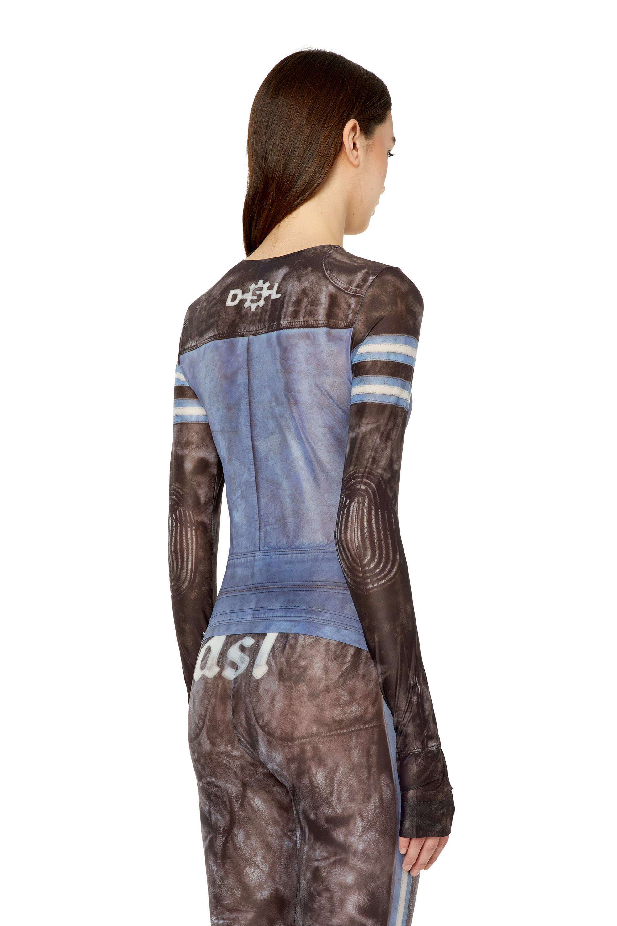 Diesel - T-CLAUZI, Schwarz/Blau - Image 4