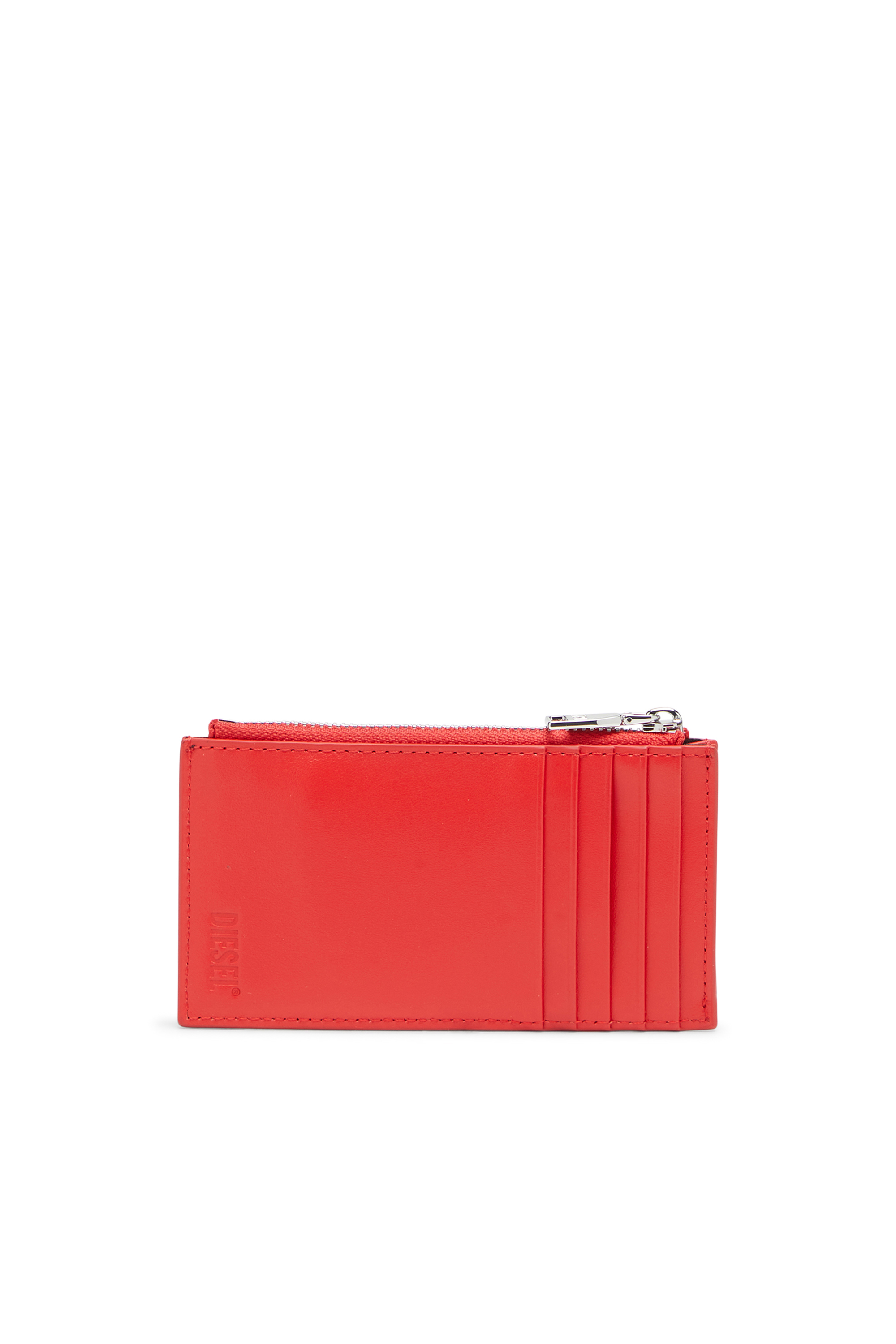 Diesel - PLAY CARD HOLDER III, Damen Kartenetui mit glänzendem Finish in Rot - 2