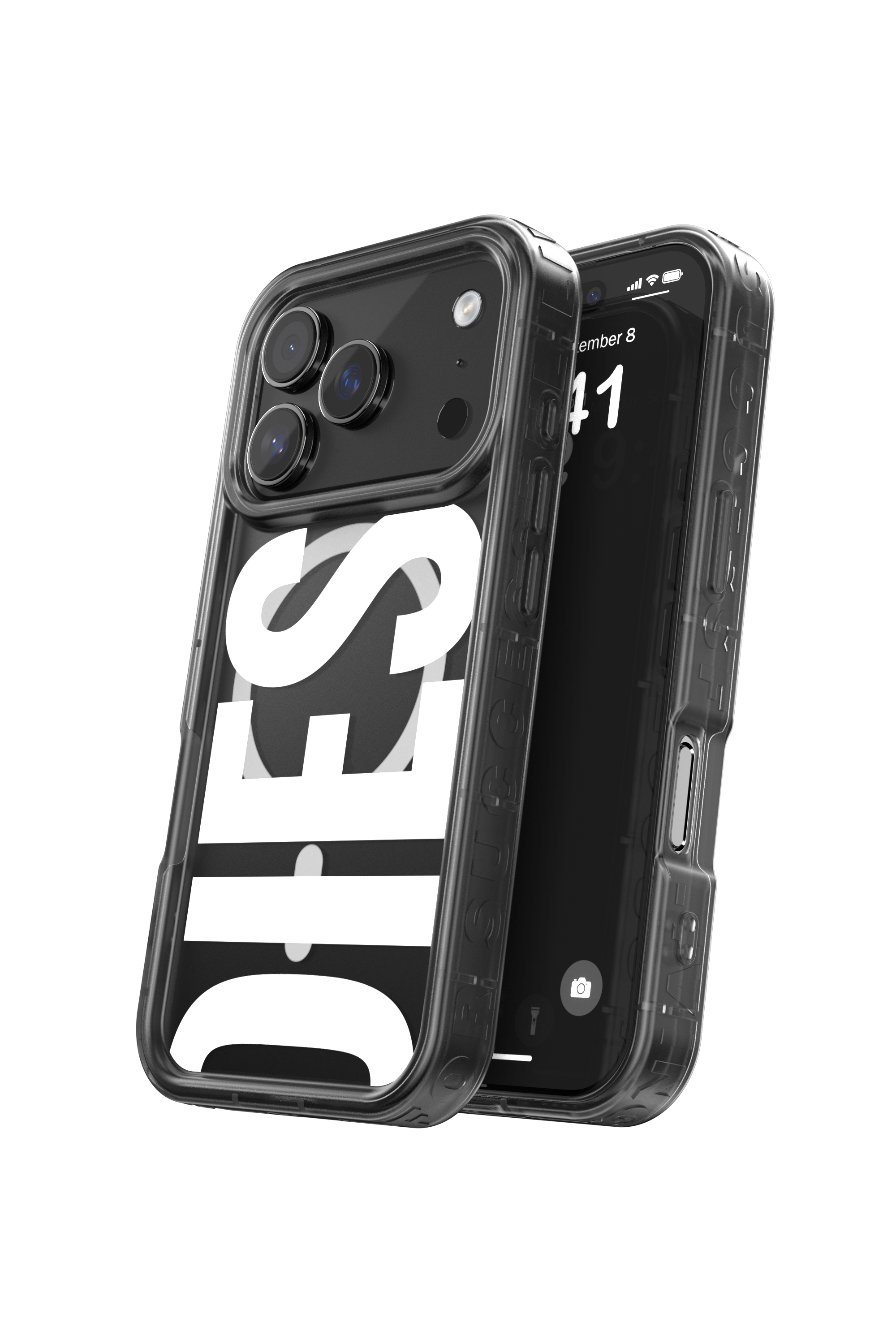 Diesel - 60437 MOULDED CASE, Unisex Biscotto Bumper Case mit Magsafe für iPhone 17 Pro in Schwarz - 3