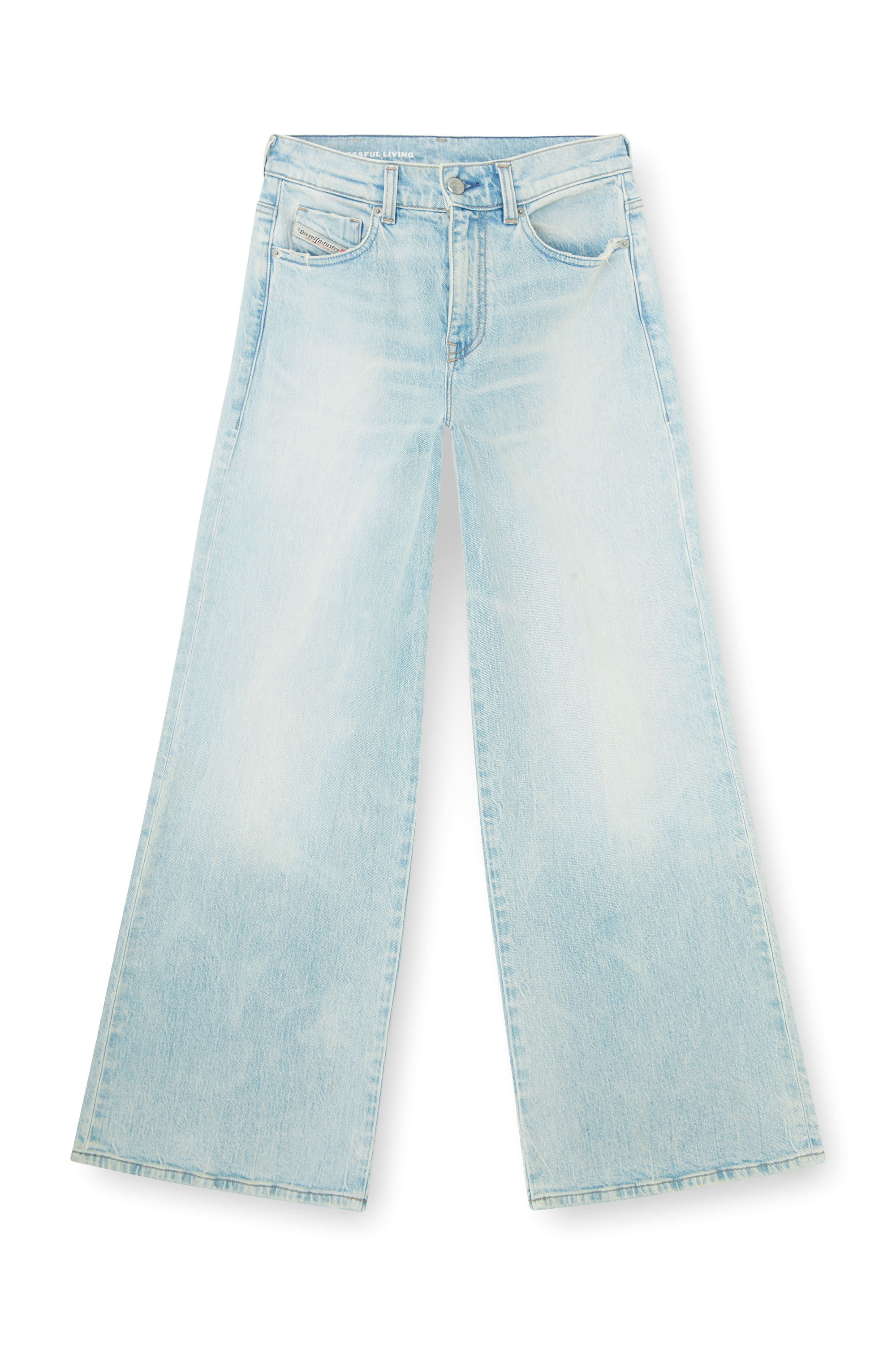 Diesel - Damen Flare Jeans 1978 D-Akemi 0KBBX, Hellblau - 3