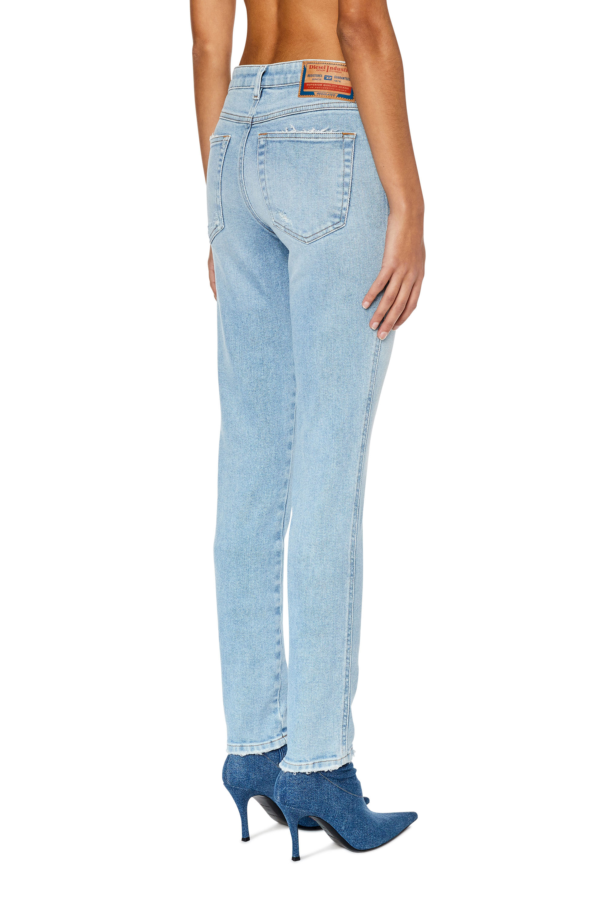 Diesel - 2015 Babhila 09E90 Skinny Jeans, Hellblau - Image 2