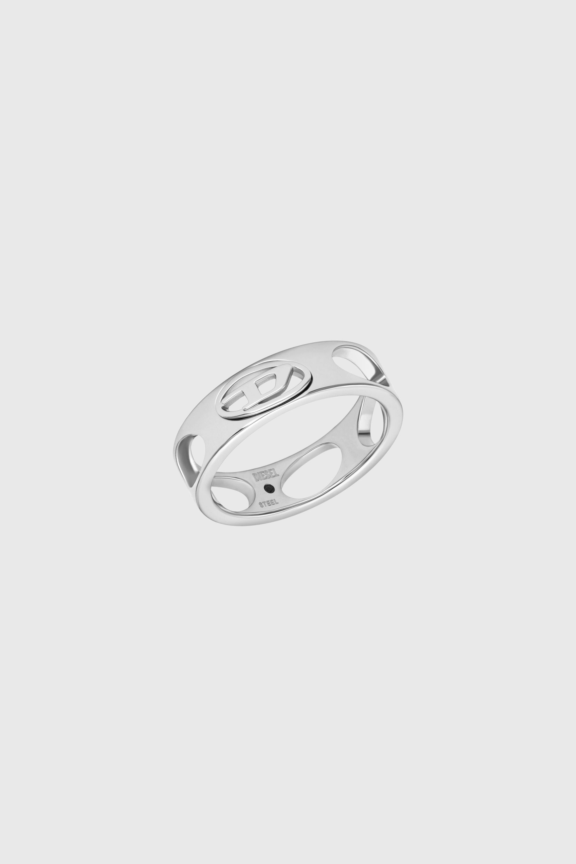Diesel - DX166540 JEWELLERY, Unisex Edelstahl-Bandringe in Silber - 1