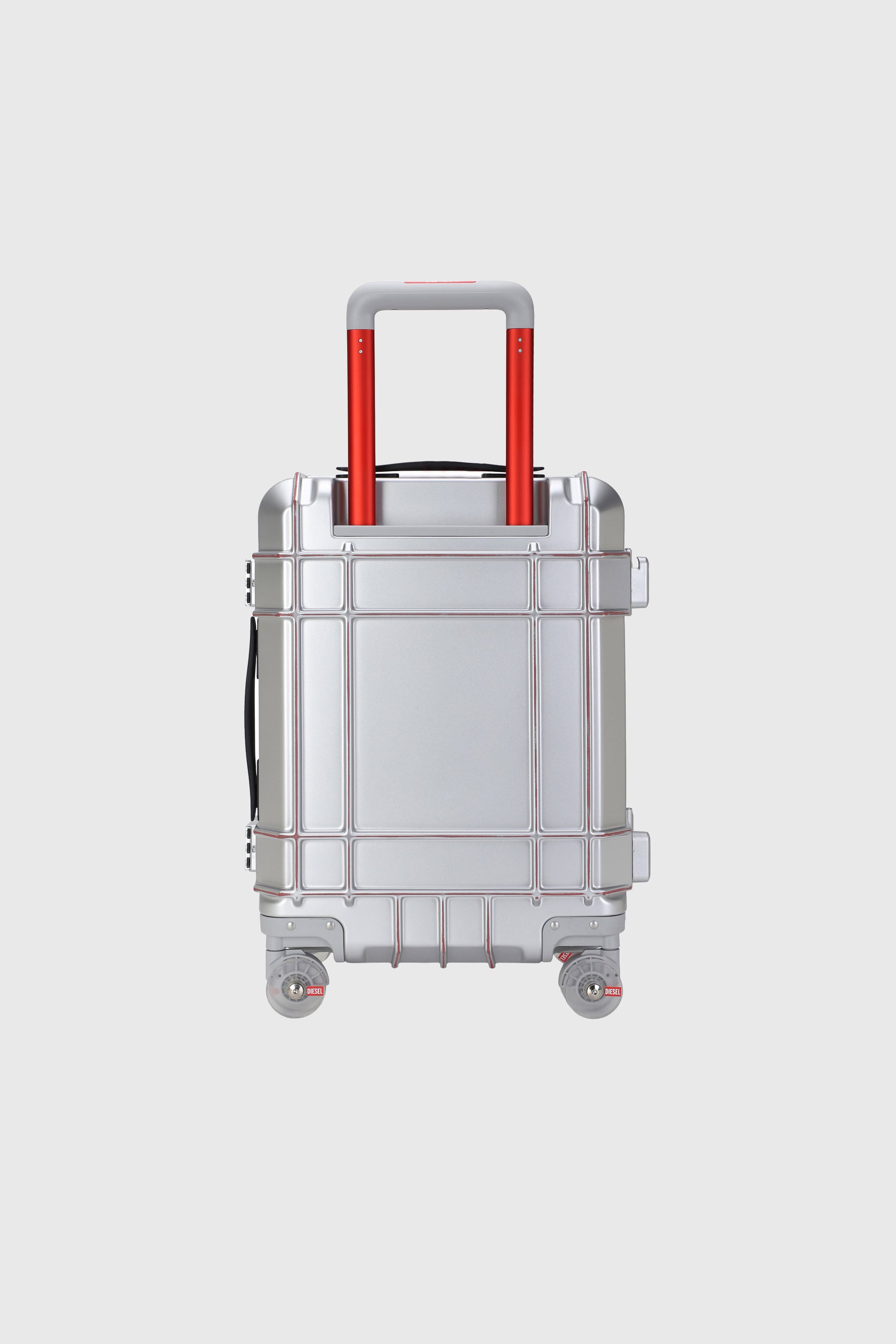 Diesel - DIESEL PC STRONG IMAGE TROLLEY- DSL003, Unisex Robuster Koffer Gr&ouml;&szlig;e S in Silber - 2