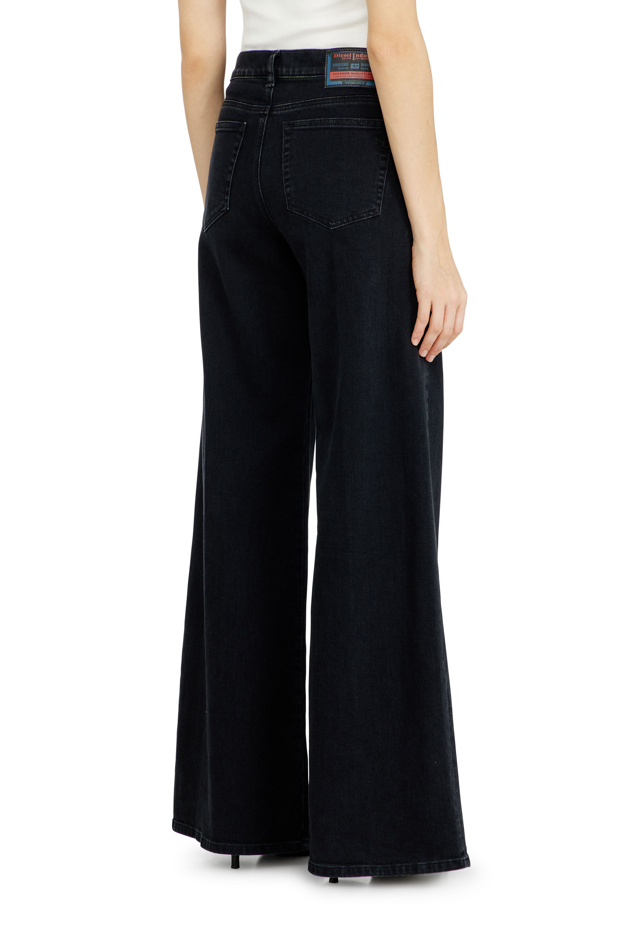 Diesel - Damen Flare Jeans 1978 D-Akemi 09N89, Schwarz/Dunkelgrau - 5