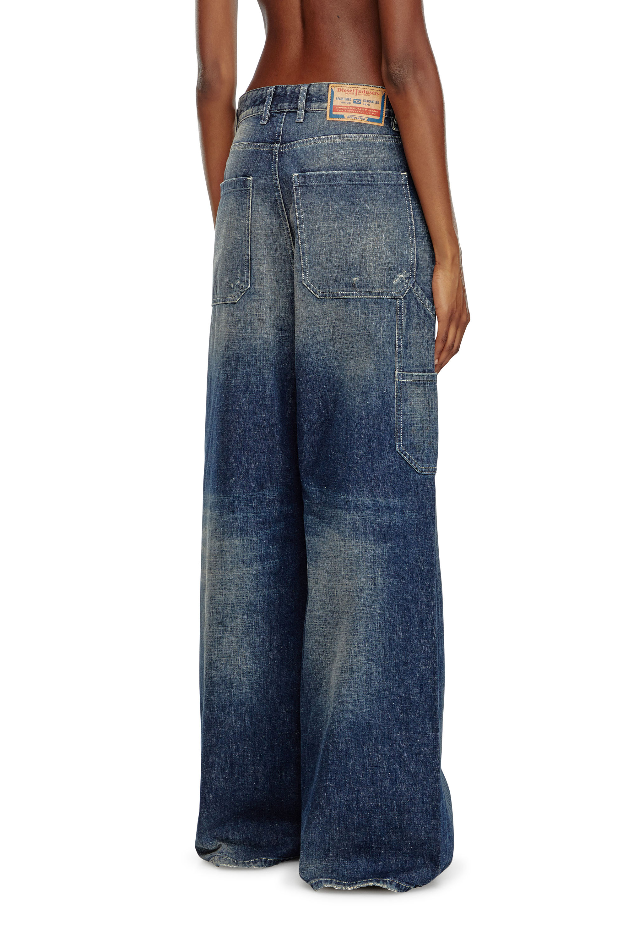 Diesel - Damen Straight Jeans 1996 D-Sire 09J91, Dunkelblau - 4