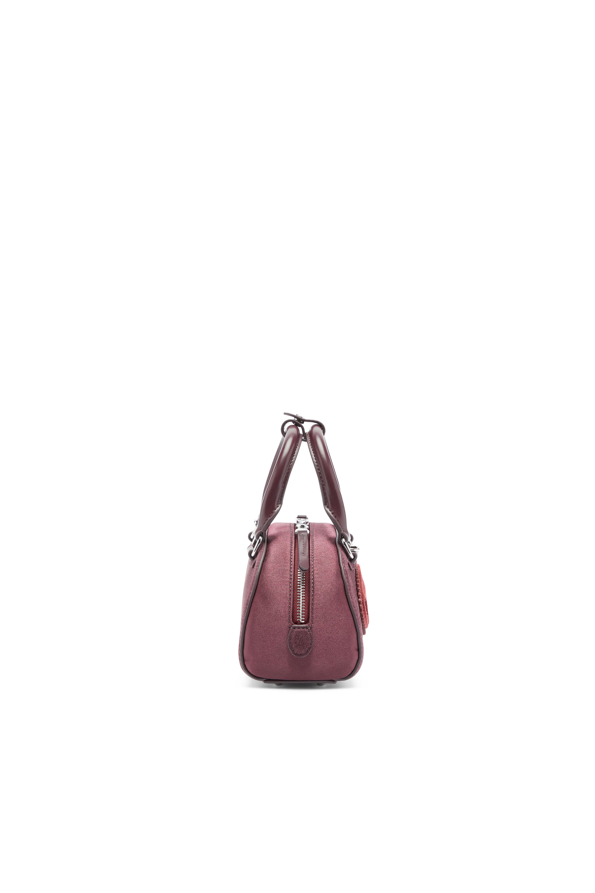 Diesel - 1DR DOME CROSSBODY, Damen 1DR Dome - Kleine-Umh&auml;ngetasche aus Satin und Velours in null - 4