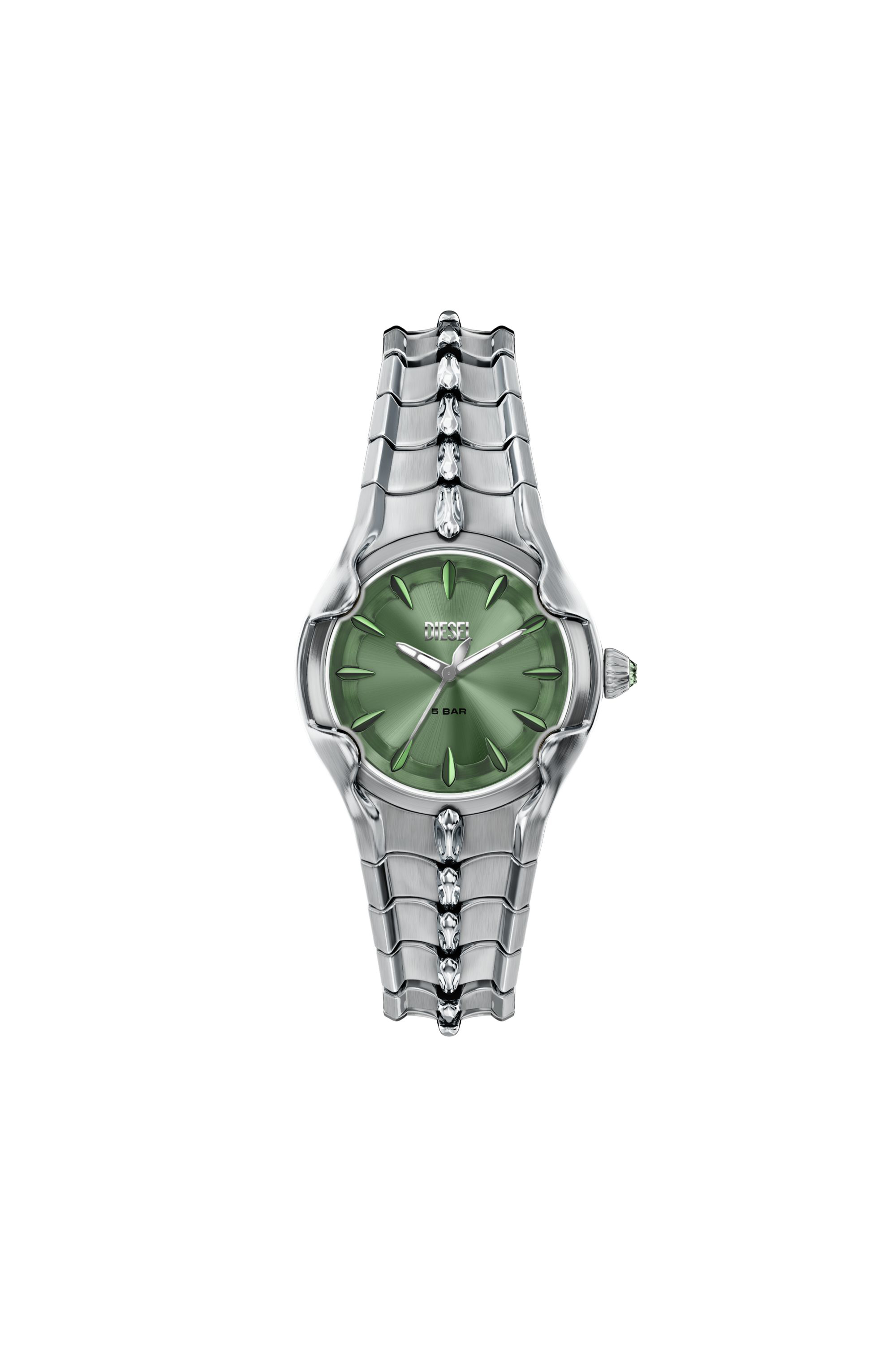 Diesel - DZ5632 WATCH, Herren Vert Edelstahl-Uhr in Silber - 1
