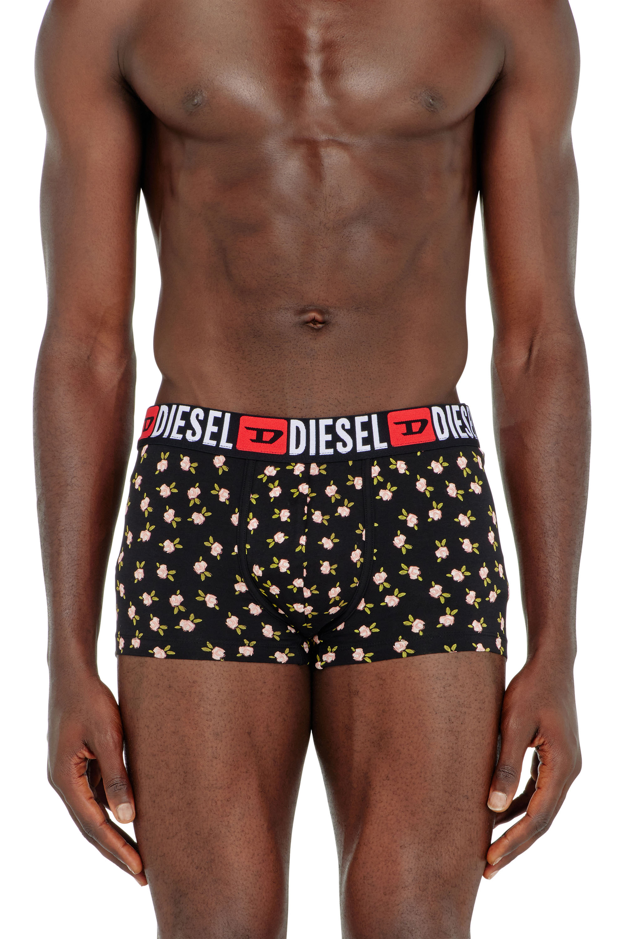 Diesel - UMBX-DAMIENTHREEPACK, Herren 3er-Pack Stretch-Baumwoll-Trunks mit Blumenmuster in null - 3