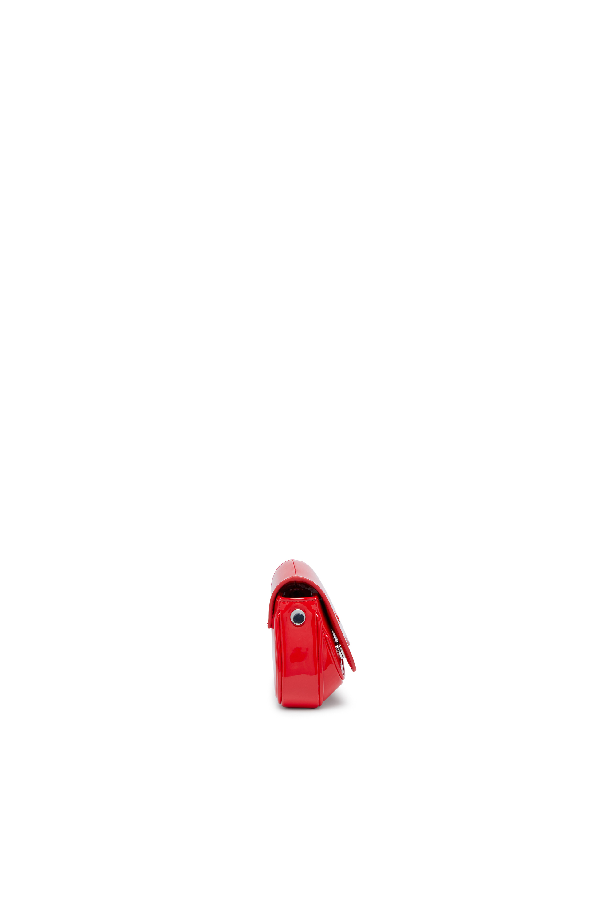 Diesel - PLAY CROSSBODY XS, Damen Play-Kleine Umh&auml;ngetasche aus gl&auml;nzend in Rot - 5