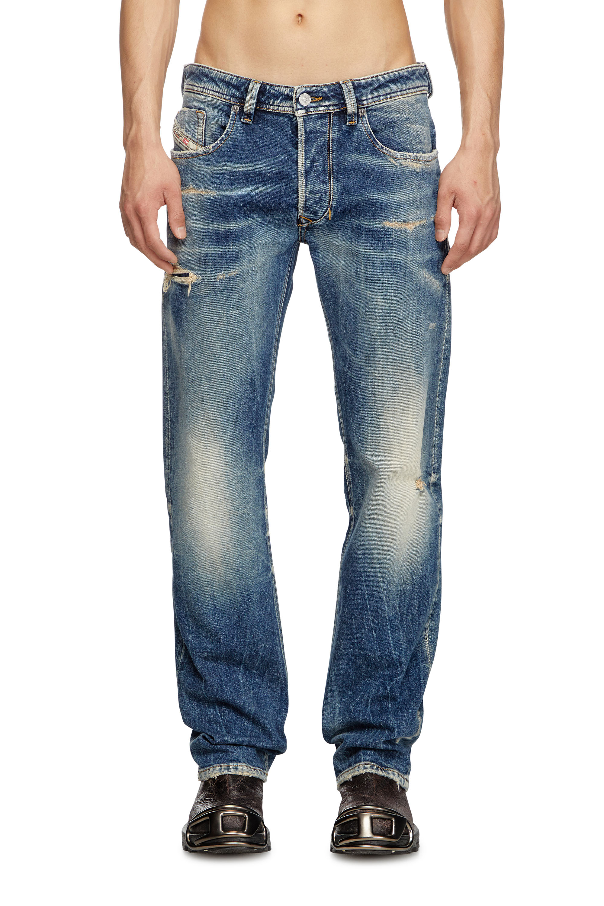 Diesel - Herren Regular Jeans 1985 Larkee 007Y6, Dunkelblau - 2