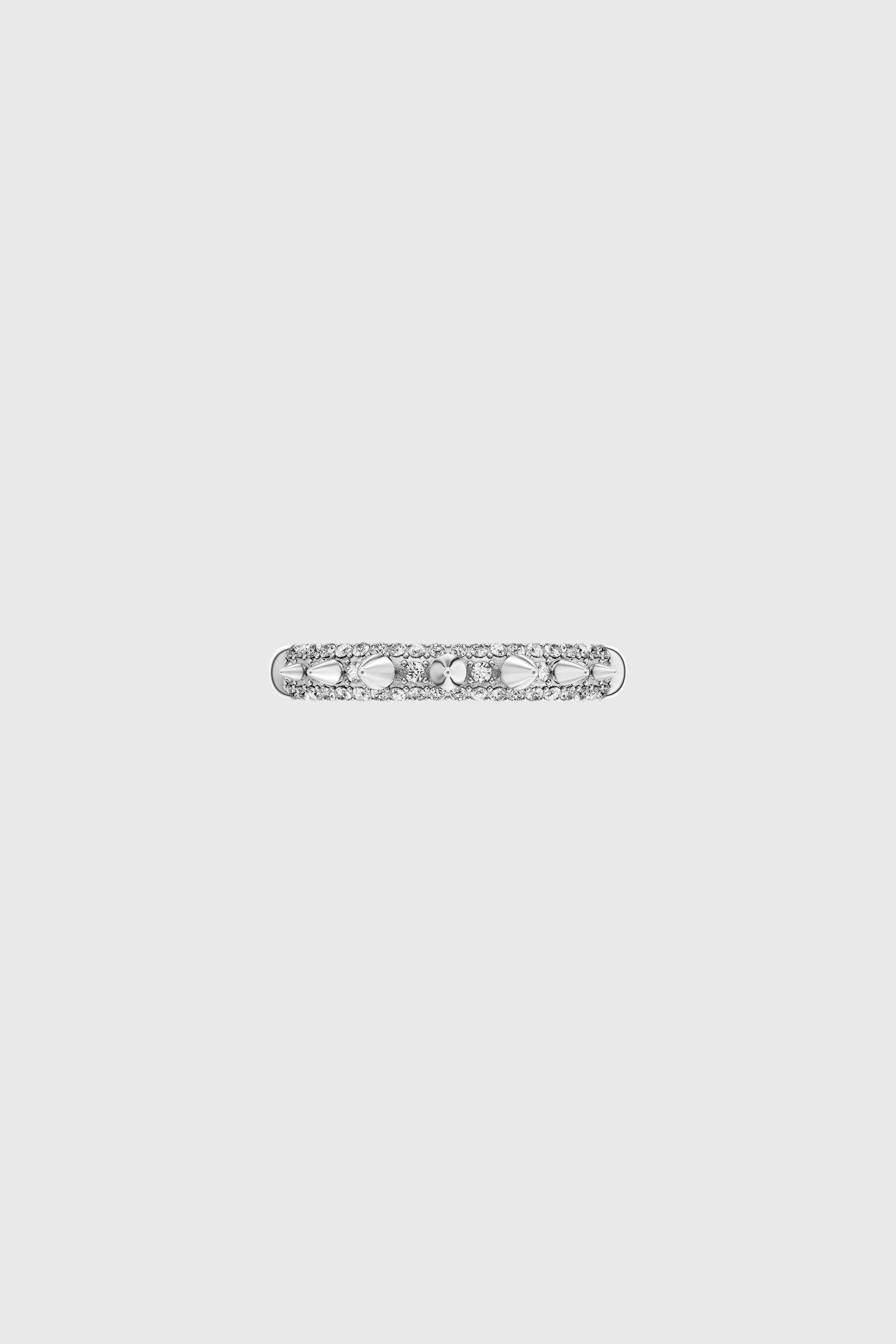 Diesel - DX1729040, Unisex's Stainless Steel Band Ring in Silver - 3