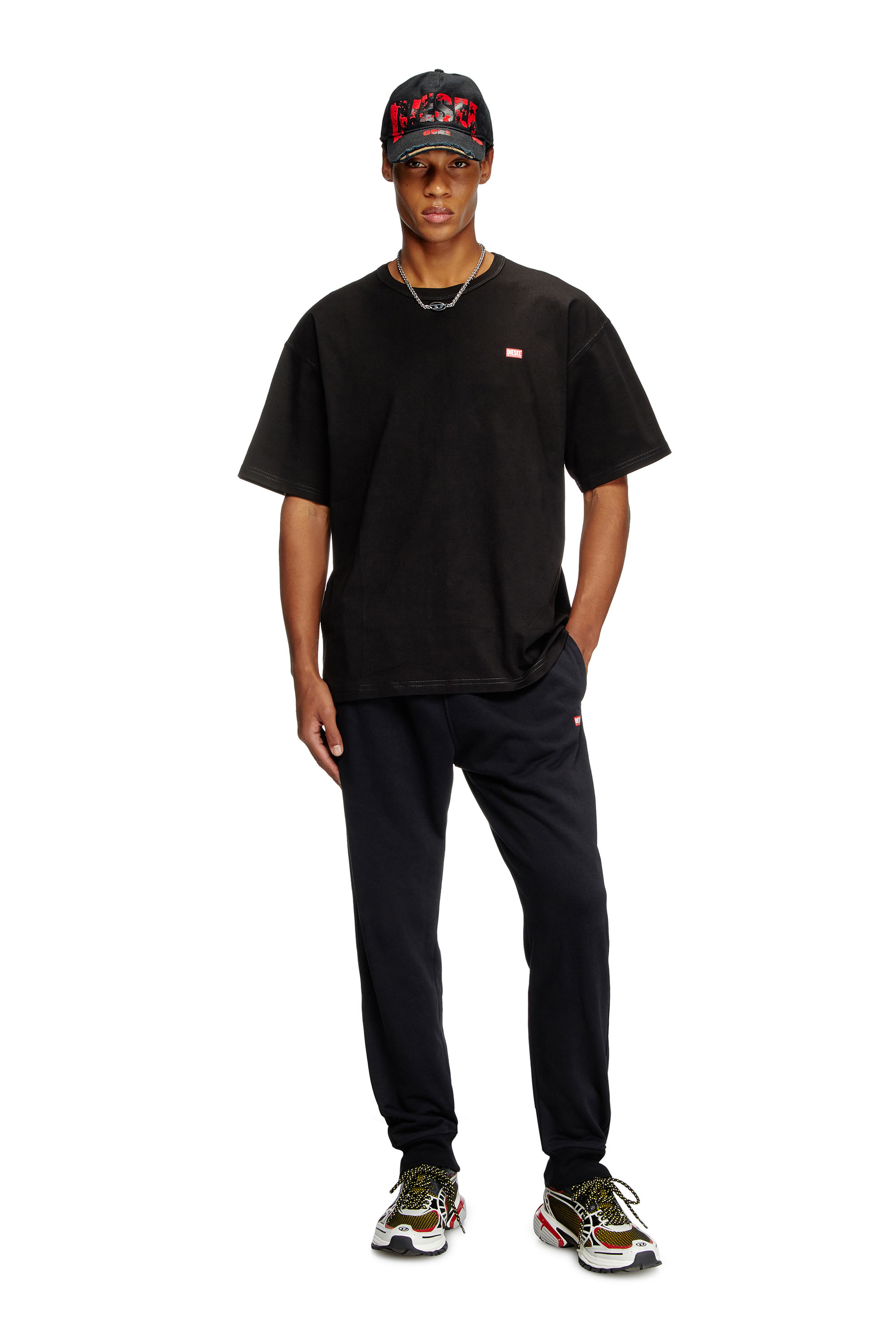 Diesel - T-BOXT-R30, Herren T-Shirt mit kleinem Logo in Schwarz - 1