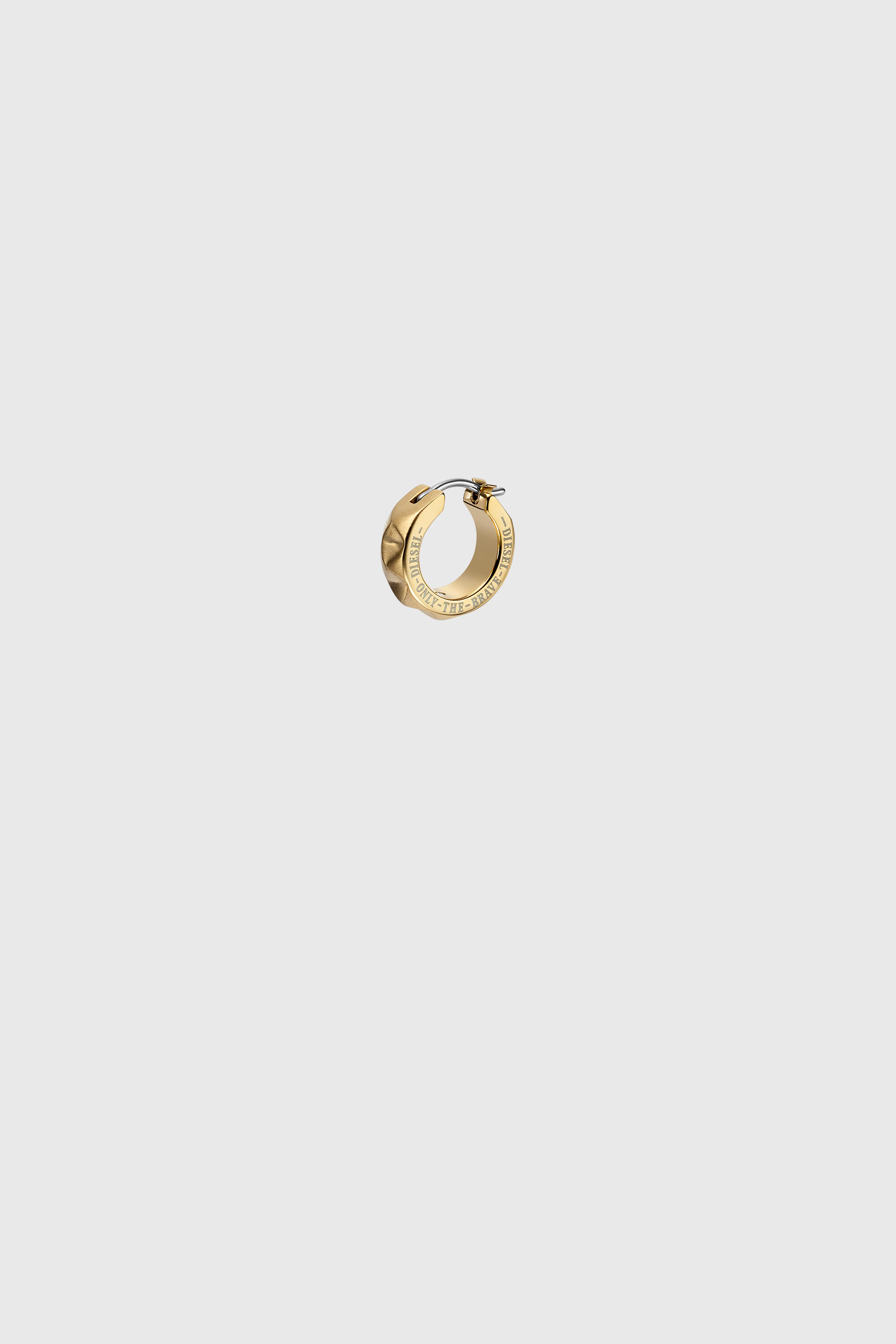 Diesel - DX1417, Unisex Goldfarbener Edelstahl-Ohrring in Gold - 1