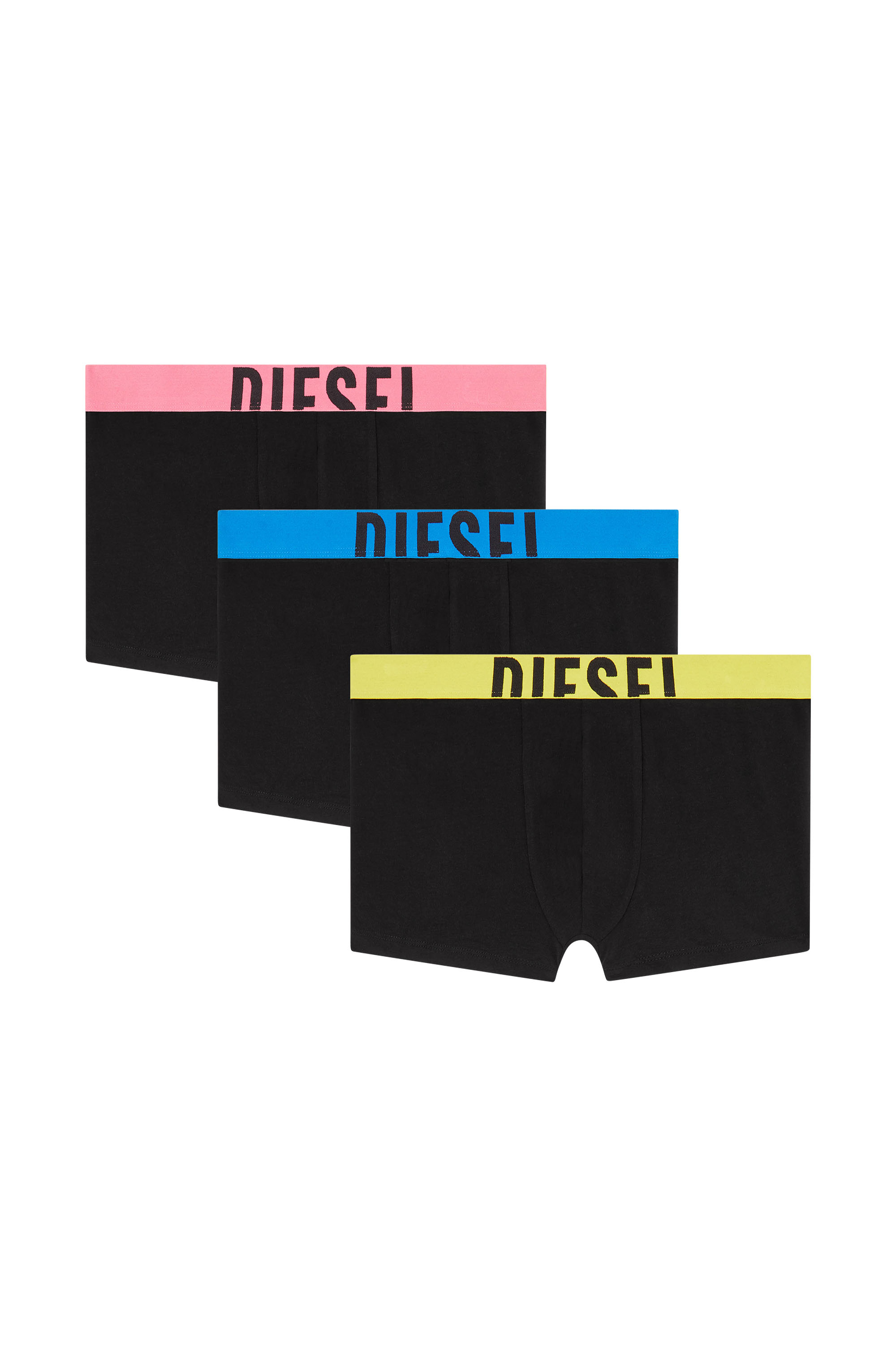 Diesel - DAMIEN-D-POP-3PACK-40, Herren Retropants im Dreierpack aus Baumwollstretch in Schwarz - 1