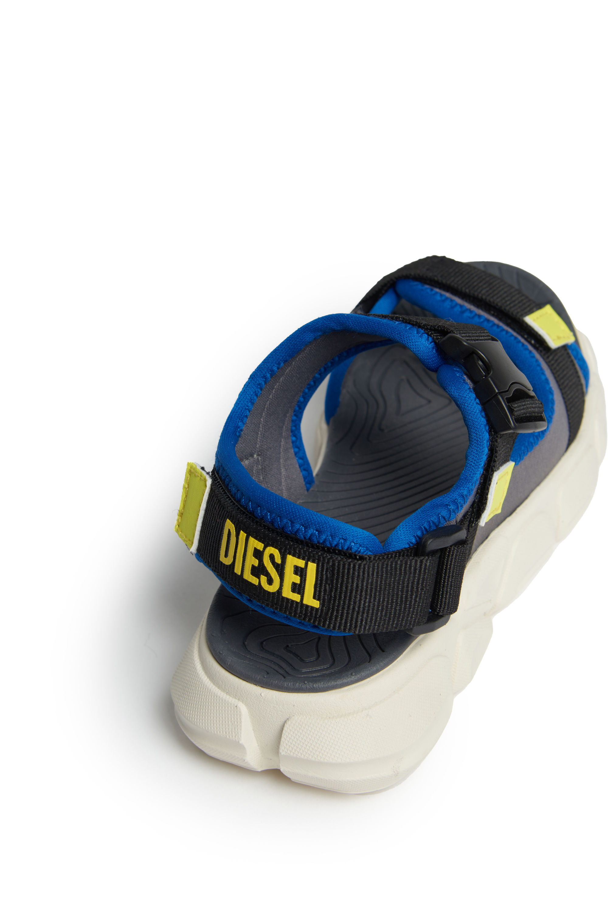 Diesel - S-PORT SX1 BK, Unisex Velcro strap sandal with contrast trims in Multicolor - Image 4