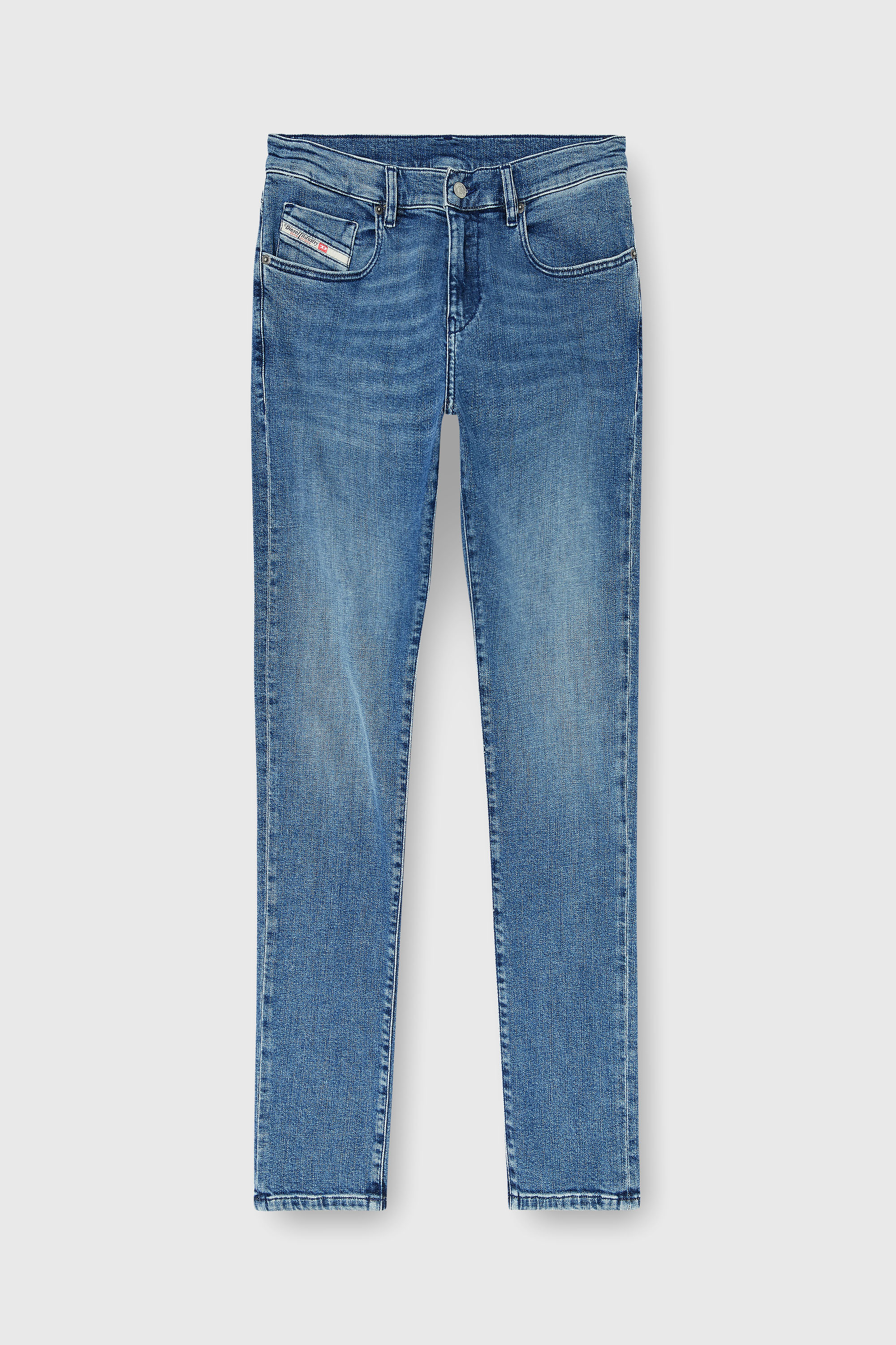 Diesel - Herren Slim Jeans 2019 D-Strukt 0HDBK, Mittelblau - 6