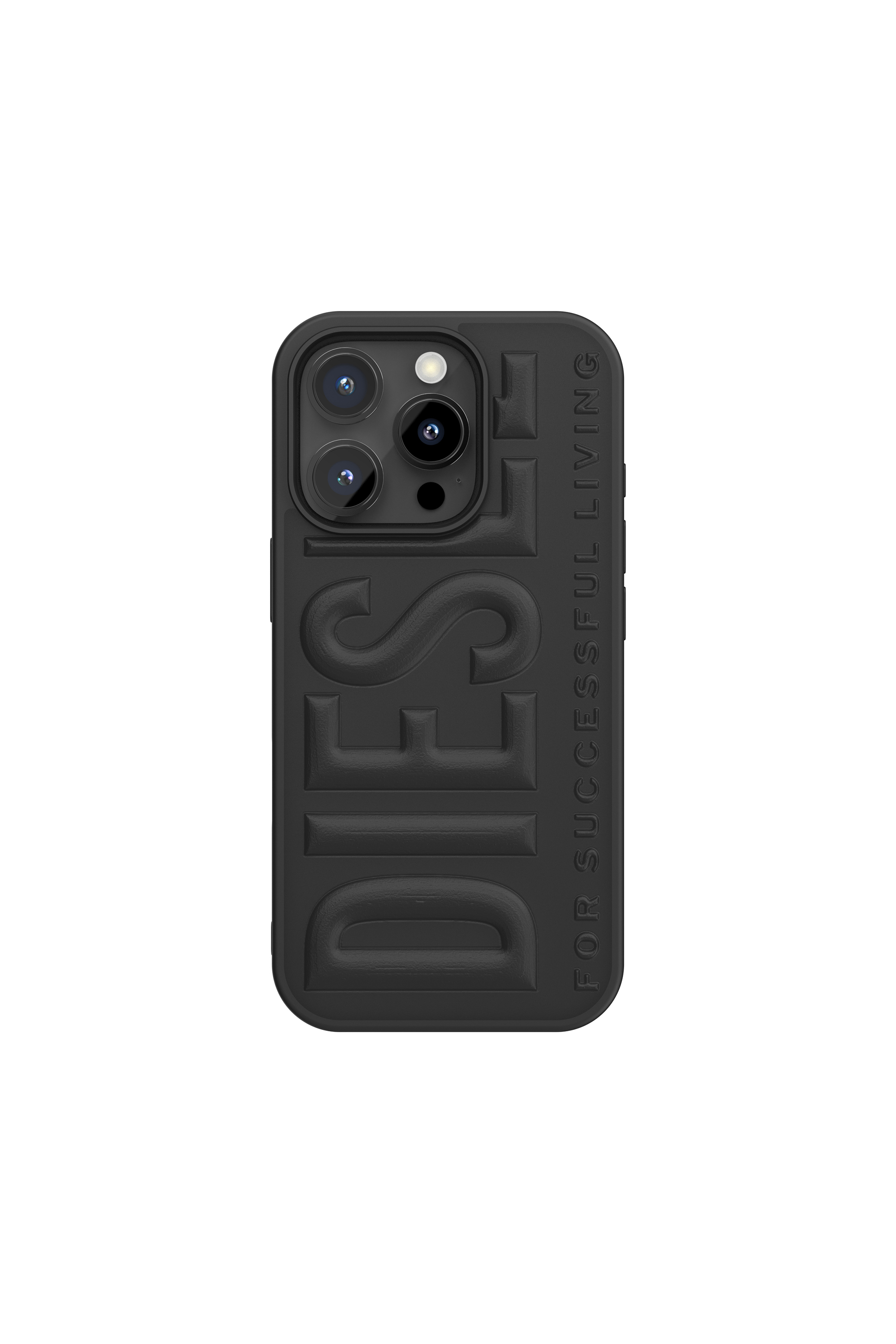 Diesel - 60210  MOULDED CASE, Unisex 3D Biscotto Case for iP 16 Pro in Schwarz - 4