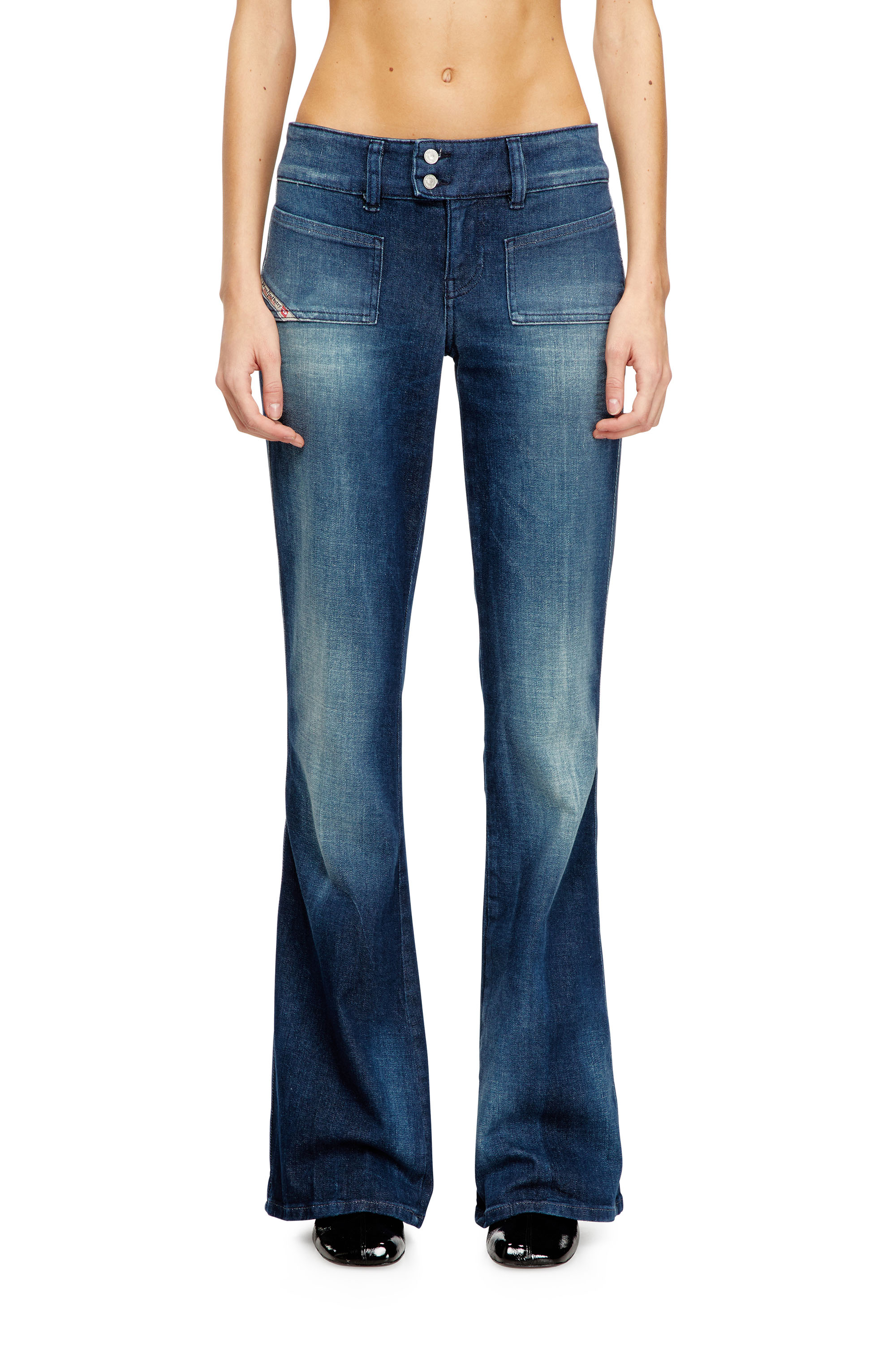 Diesel - Damen Bootcut Jeans D-Hush 0ADBQ, Blau - 1
