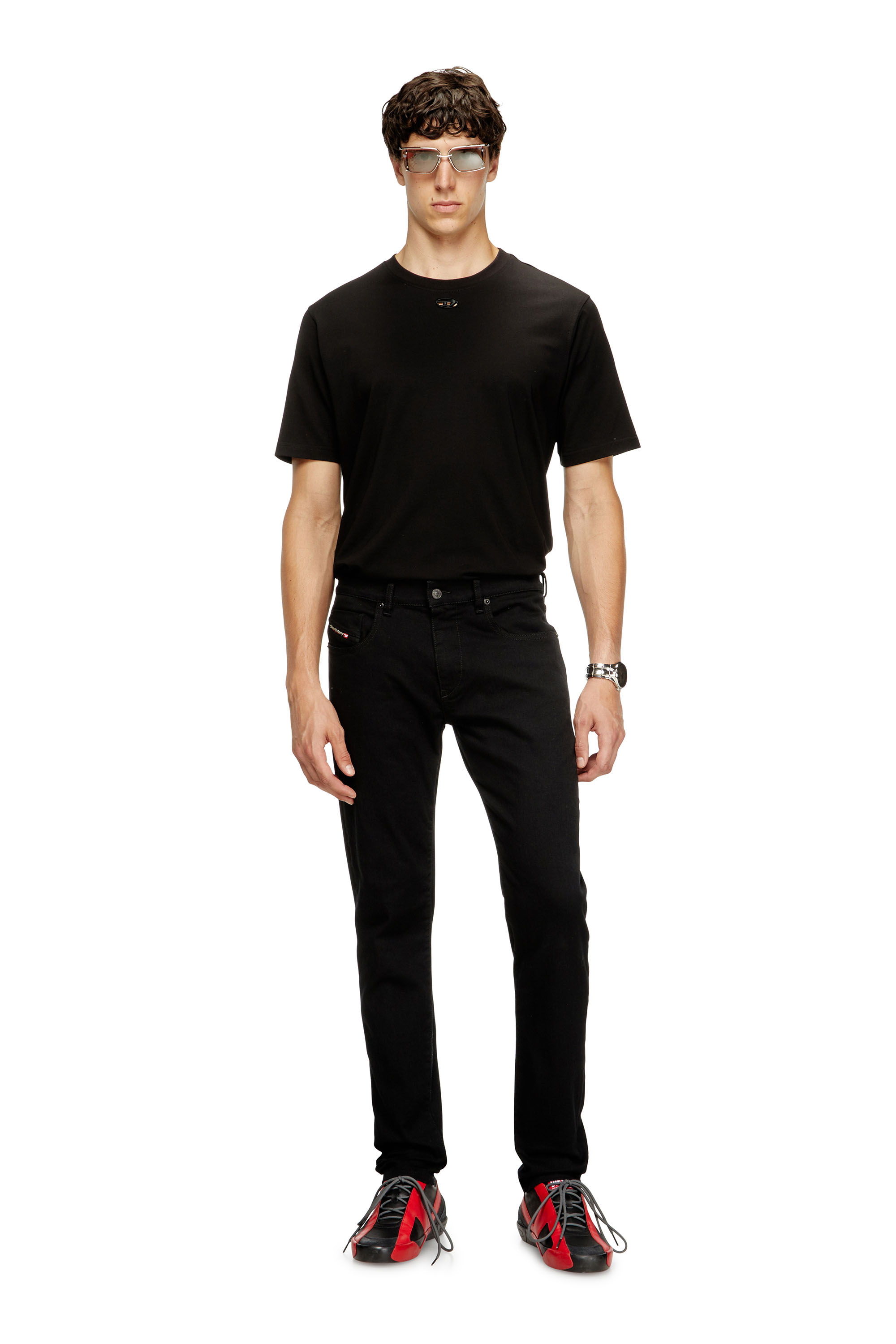 Slim Jeans 2019 D-Strukt 069YP, Schwarz/Dunkelgrau Diesel - Herren Slim Jeans 2019 D-Strukt 069YP, Schwarz/Dunkelgrau - 1