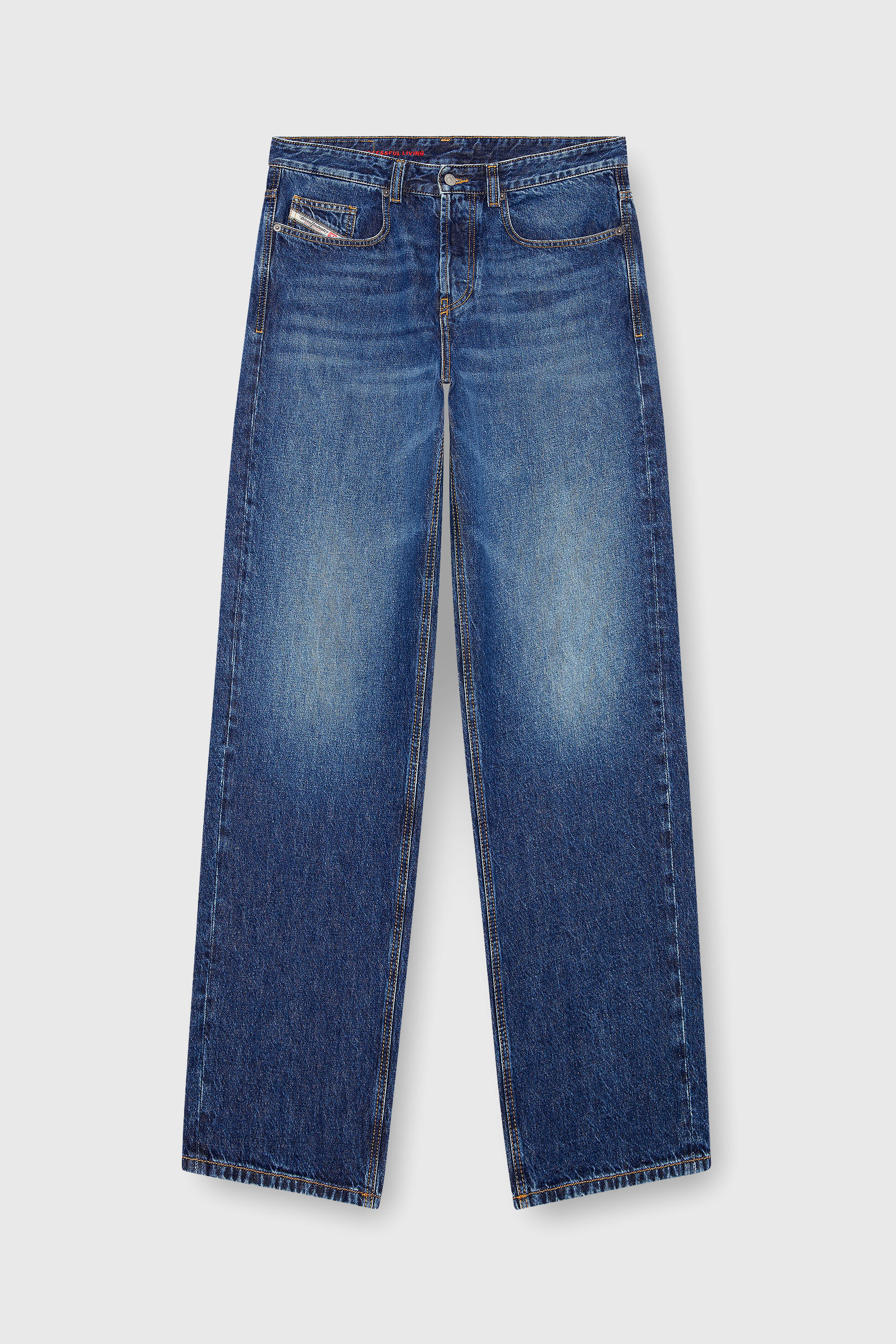 Diesel - Herren Relaxed Jeans 2001 D-Macro 09I27, Mittelblau - 5