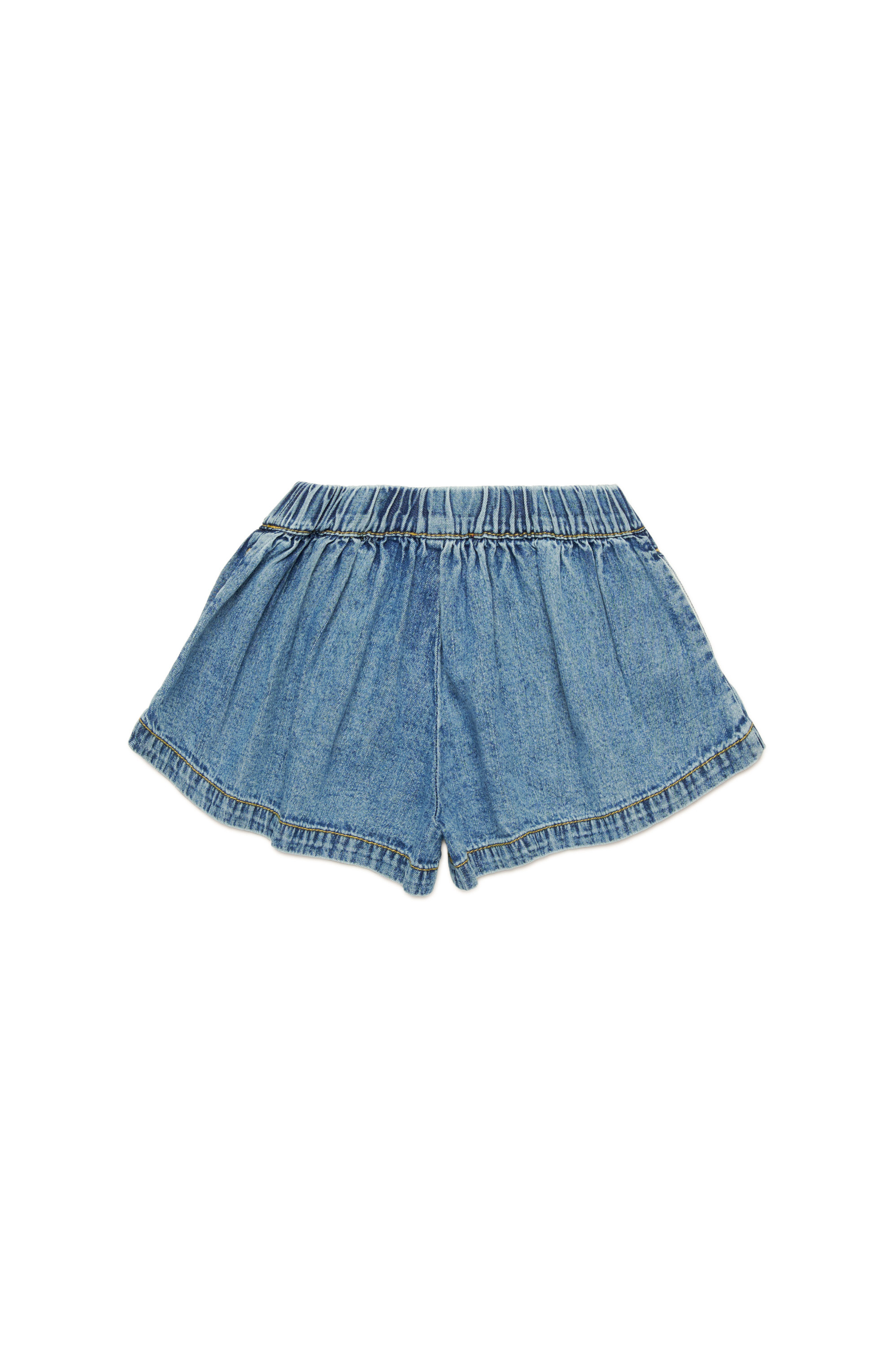 Diesel - PIXIB, Damen Shorts aus Denim mit Oval D-Stickerei in Mittelblau - 2