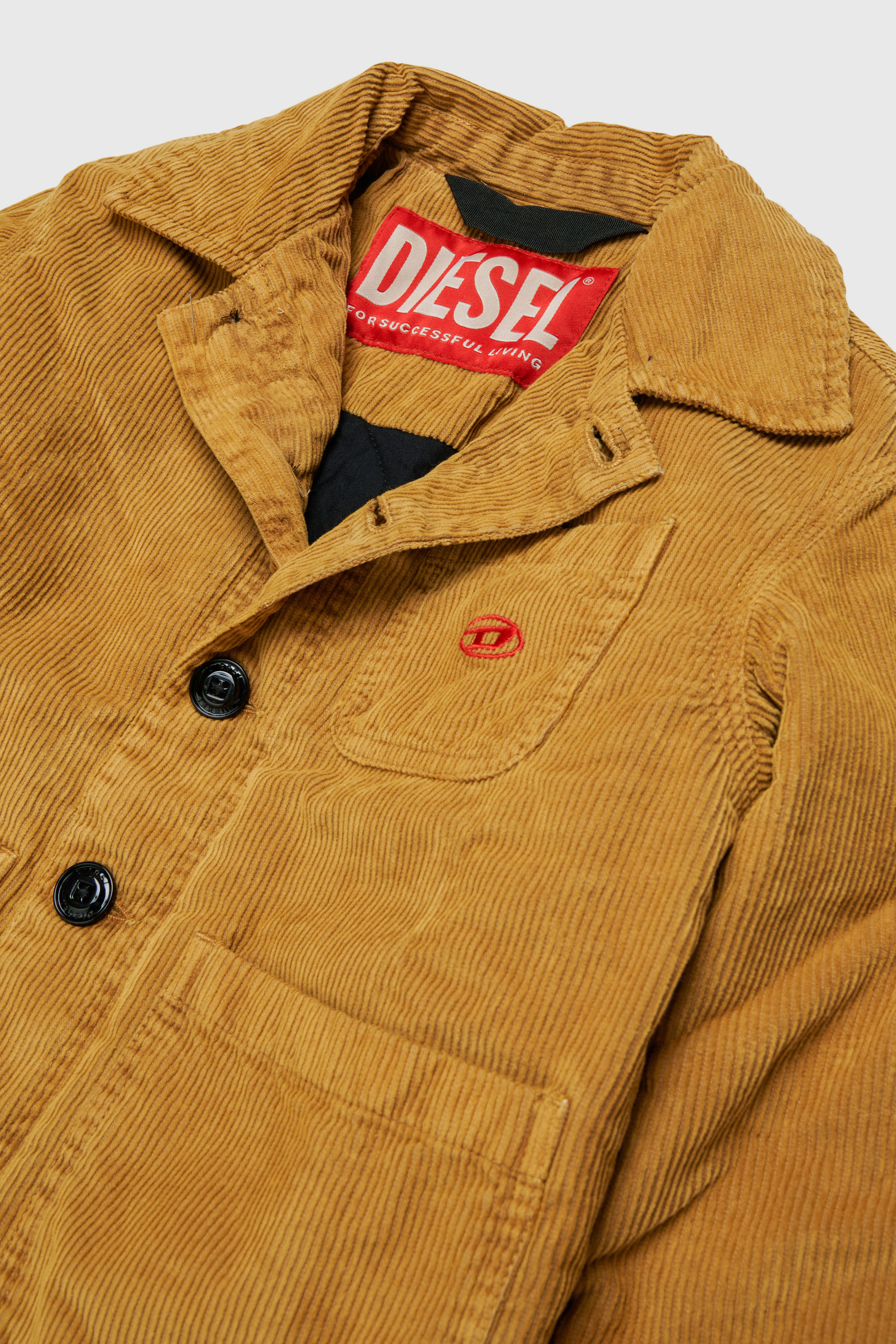 Diesel - JMILL, Herren Corduroy shirt jacket in Braun - 3
