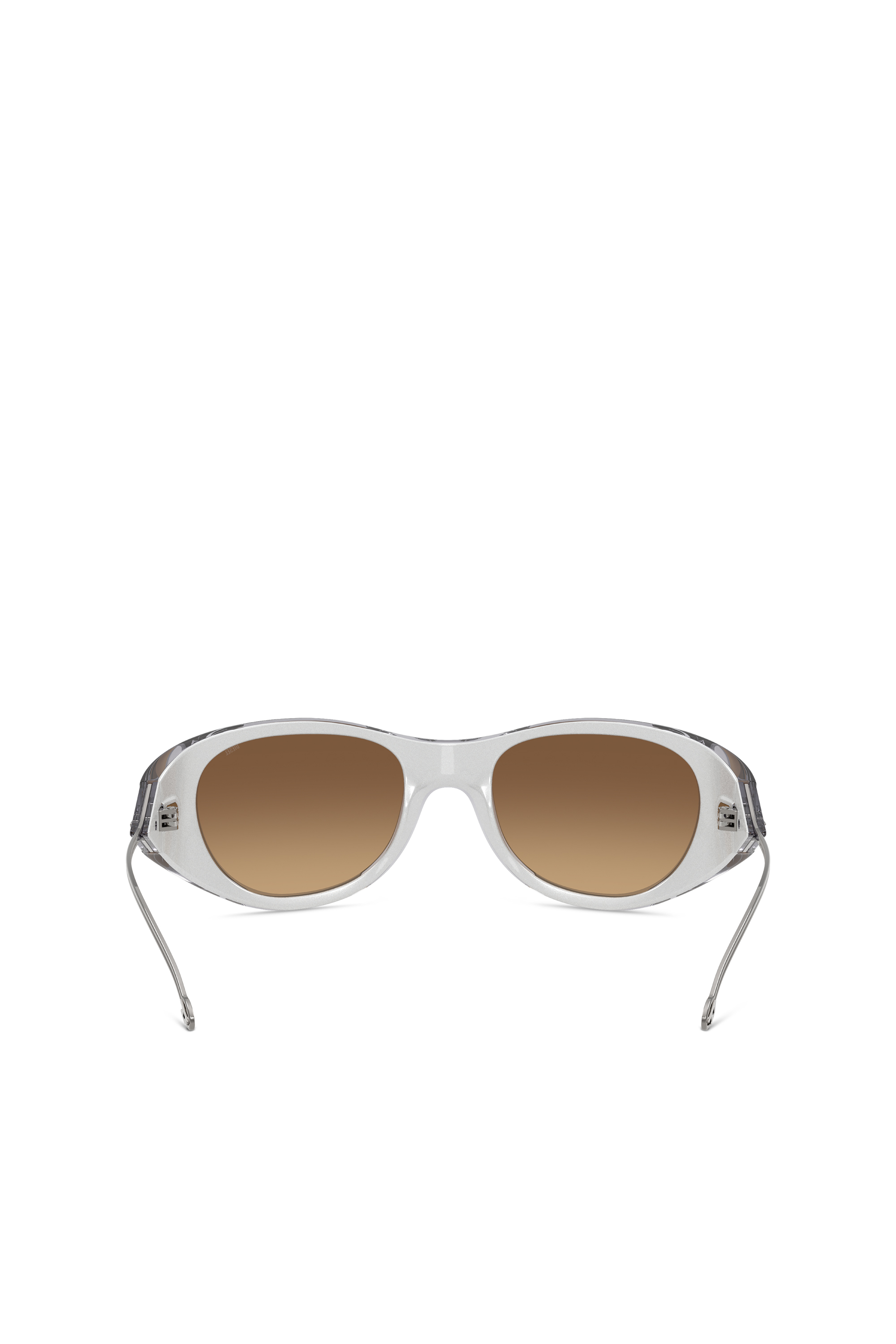 Diesel - 0DL3003, Unisex Ovale Sonnenbrille in Hellgrau - 3