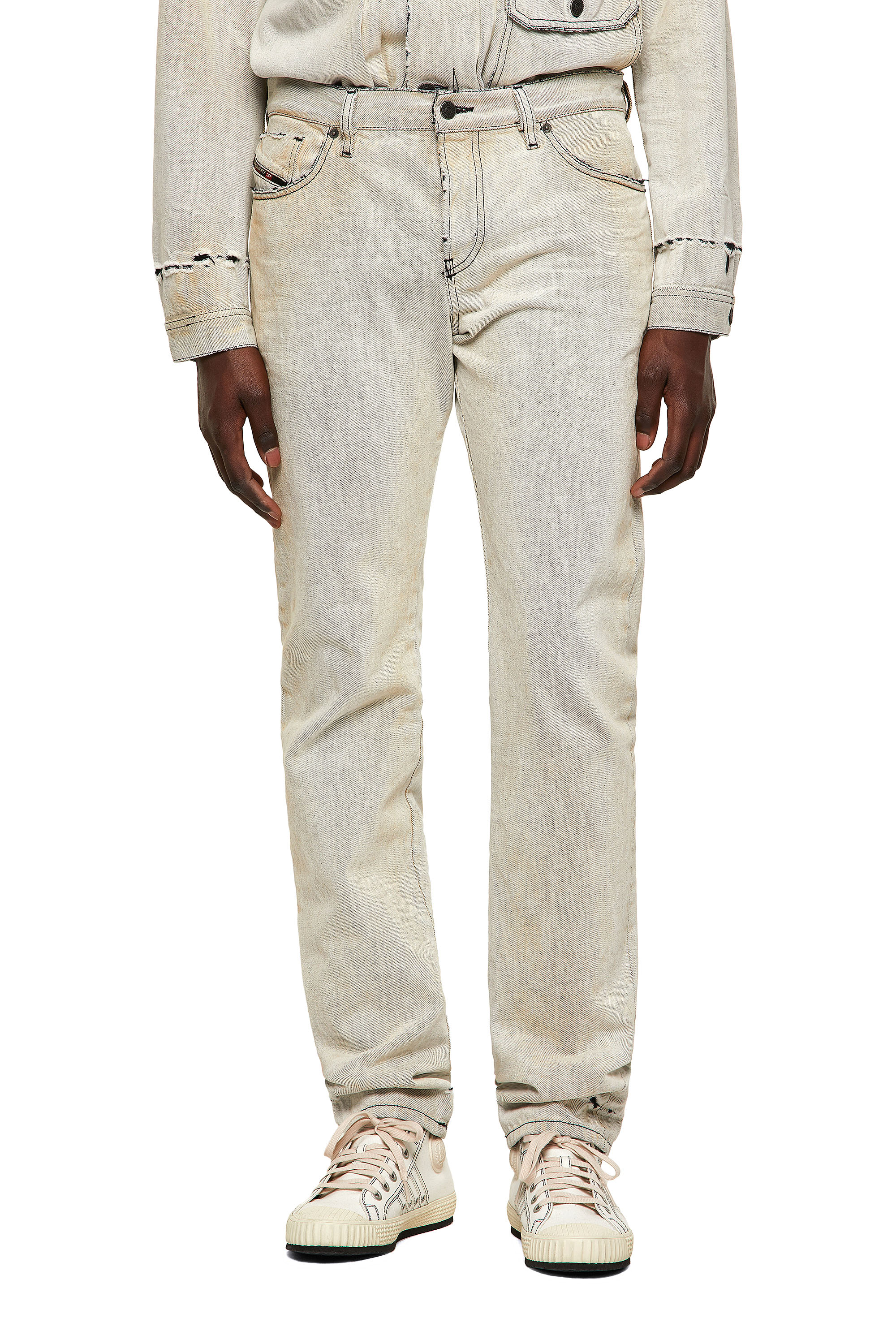 D-Kras 09A53, Weiß - Jeans