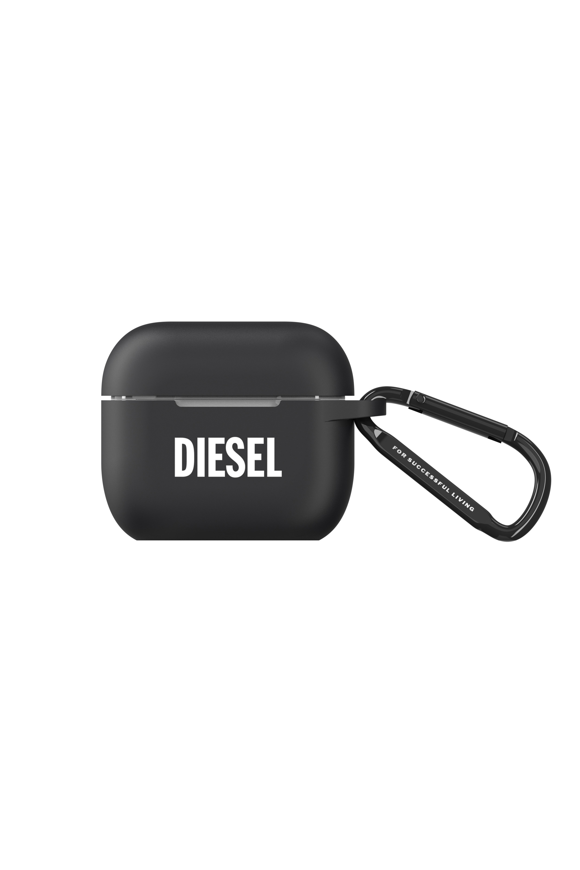 Diesel - 45829 AIRPOD CASE, Unisex Silikon AirPods Case 3 in Schwarz - 1