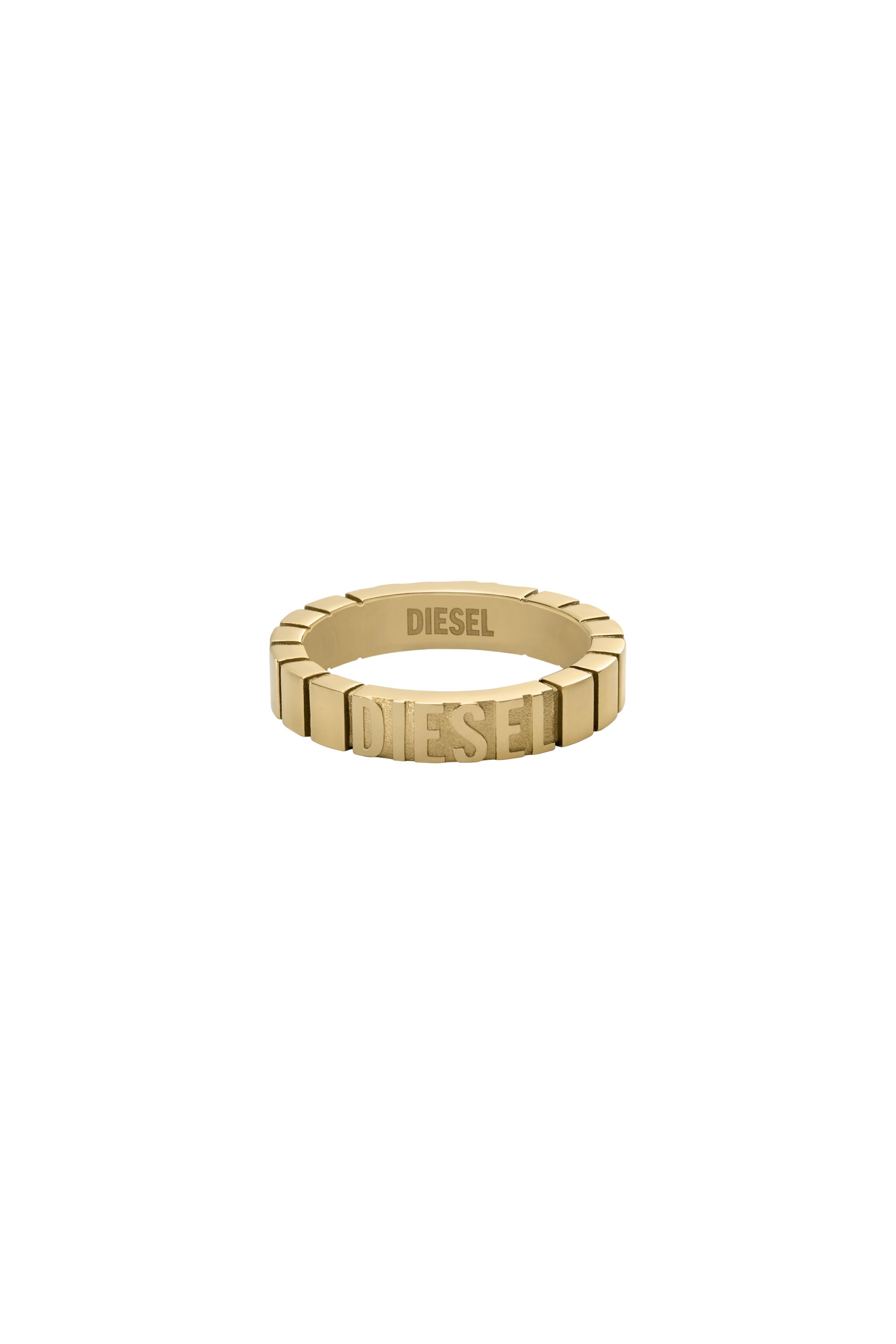 Diesel - DX1613710, Unisex Edelstahlband Ring in Gold - 2