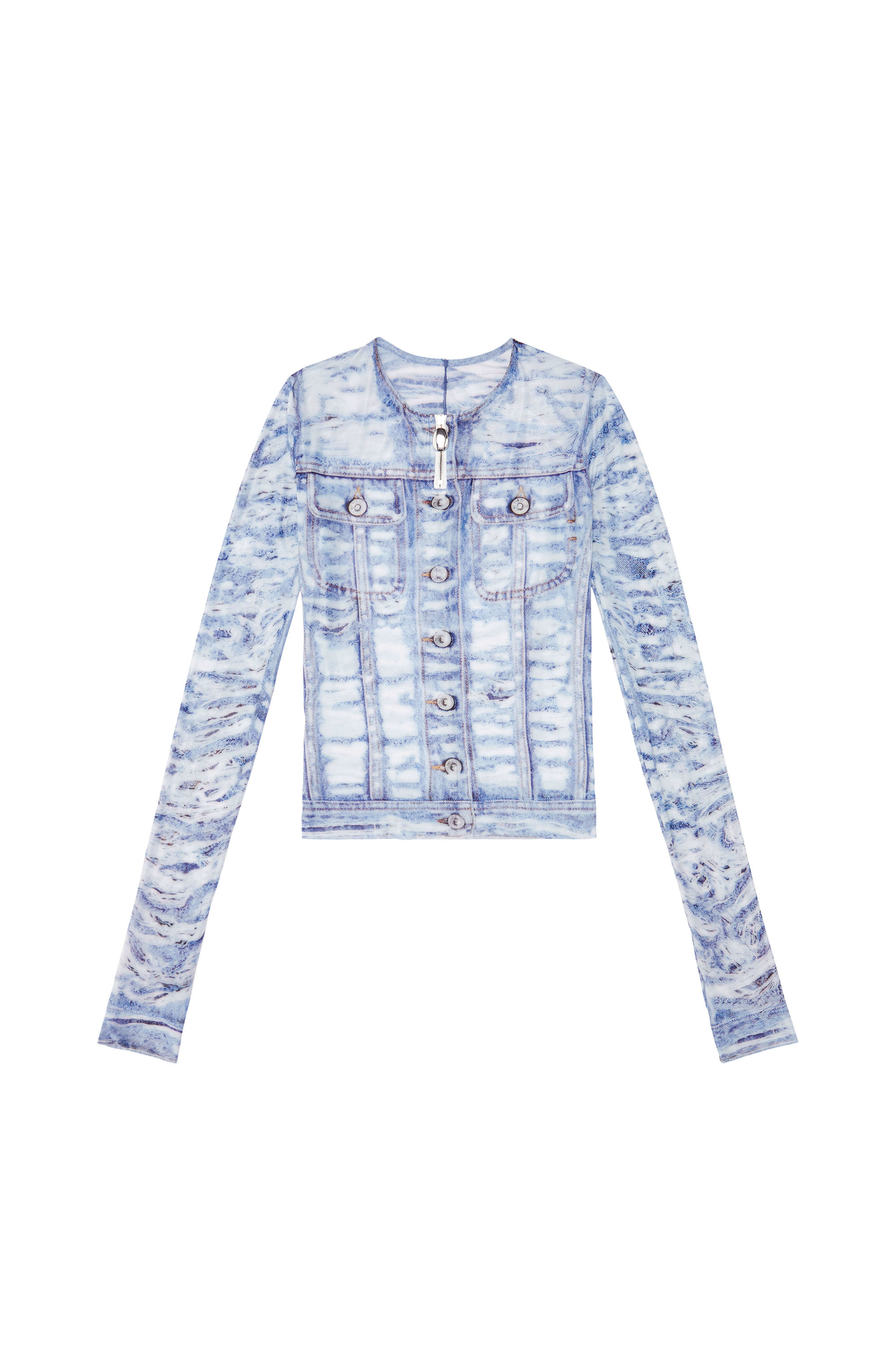 Diesel - T-CLAUZI-H2, Blau/Weiss - Image 3