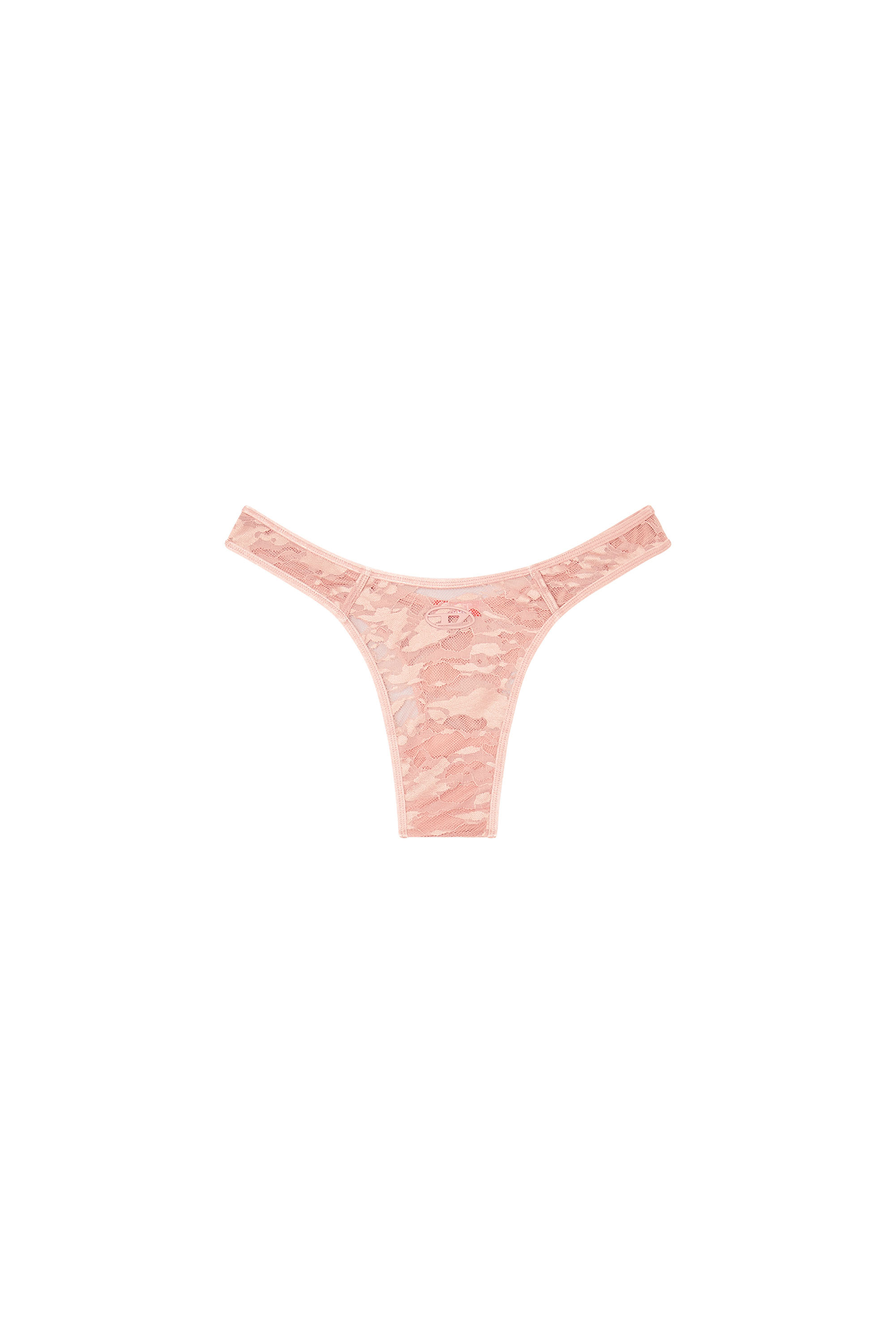 Diesel - MICRO-PUNCHY-UTLT, Damen Thong aus Nylon-Spitze mit Oval D in null - 4