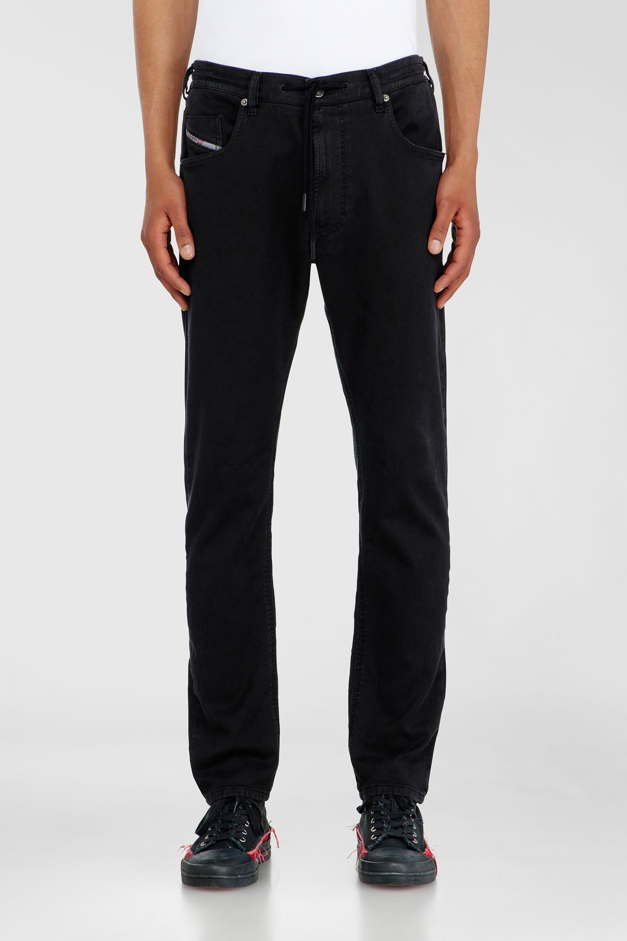 Diesel - Herren Regular 2032 D-Krooley Joggjeans&reg; 068NH, Schwarz/Dunkelgrau - 1