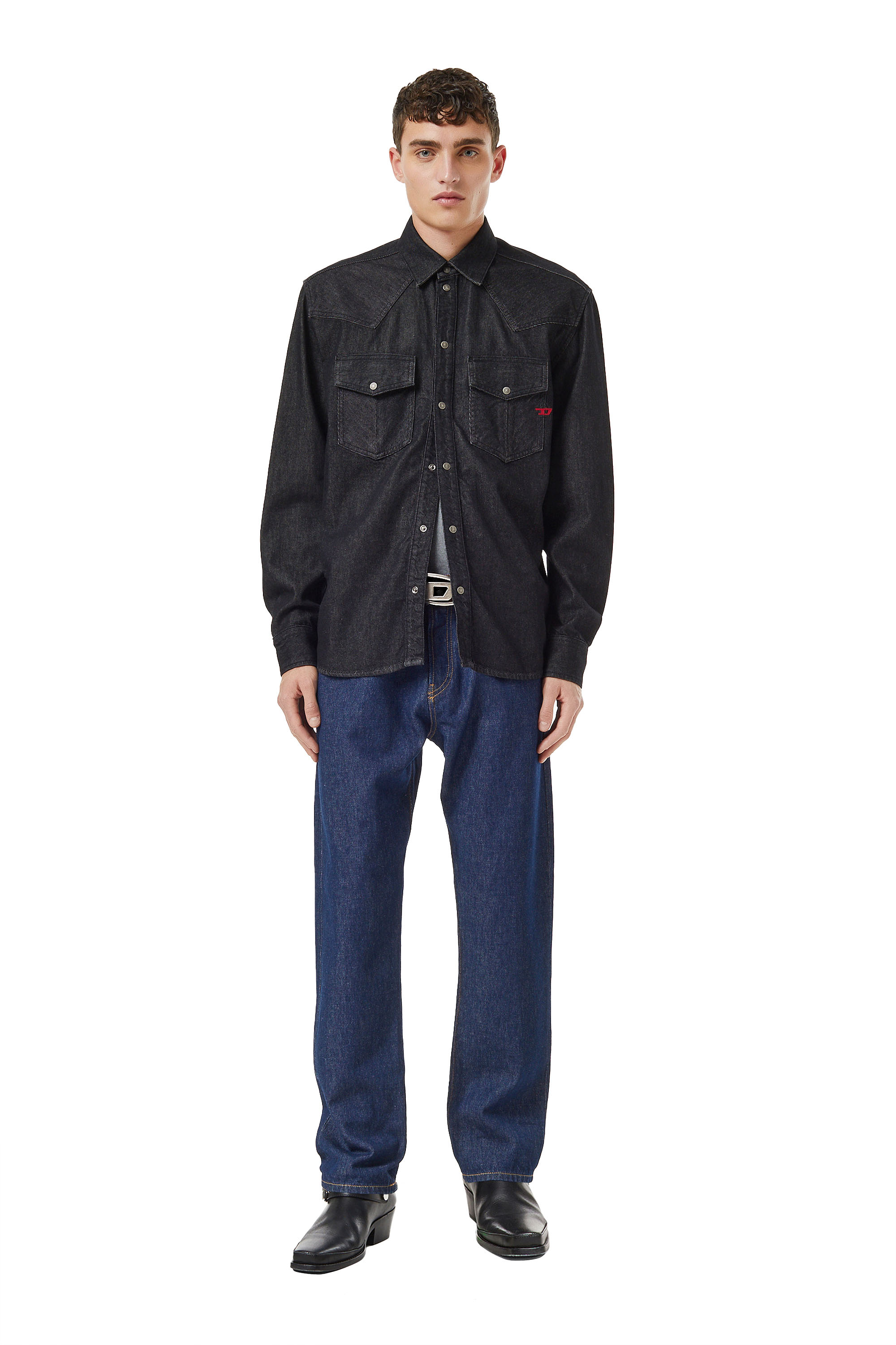 Diesel - Straight Jeans 2020 D-Viker Z9B85, Dunkelblau - Image 5