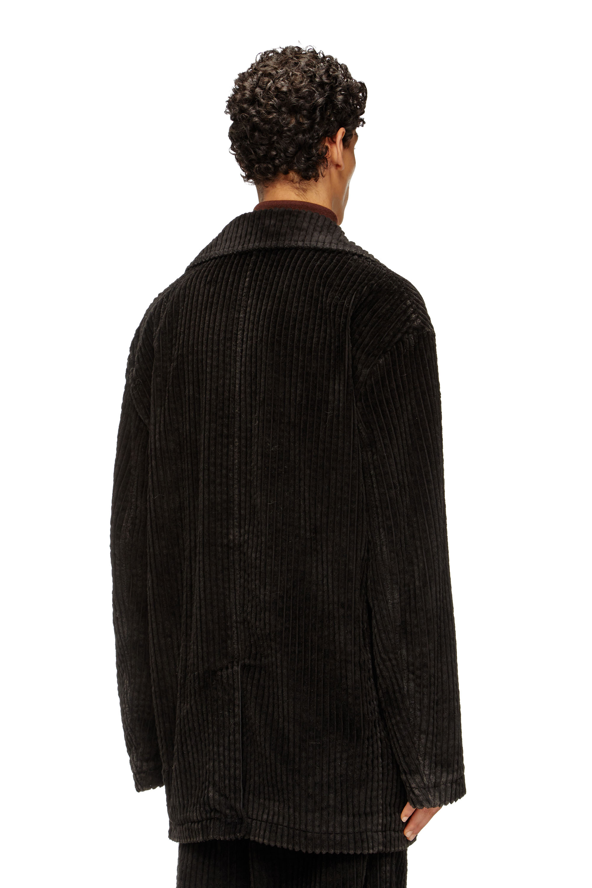 Diesel - W-OTIS, Herren Trenchcoat aus behandeltem Canvas in Braun - 4