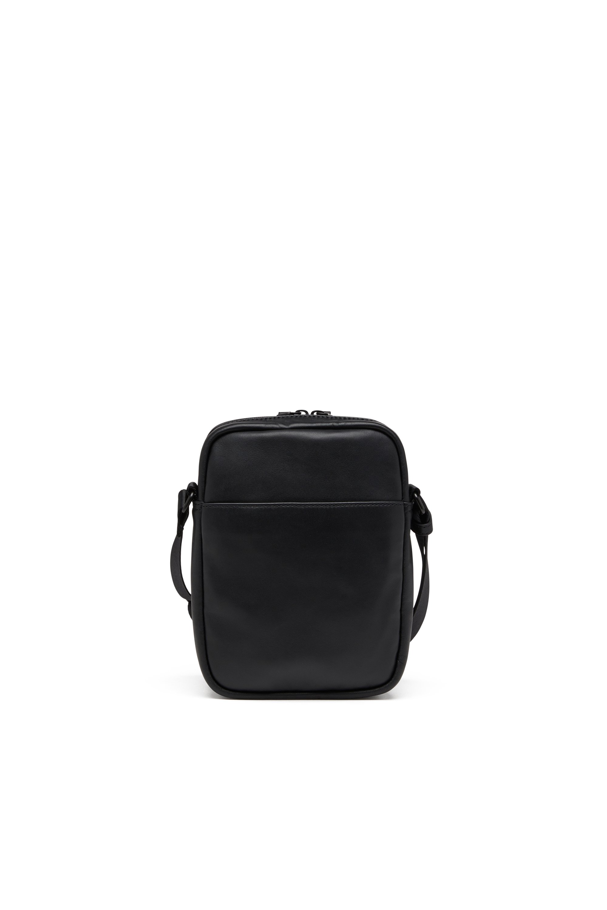 Diesel - RAVE CROSSBODY X, Herren Rave-Crossbody-Tasche aus Leder mit Ton in Ton D aus Metall in Schwarz - 2