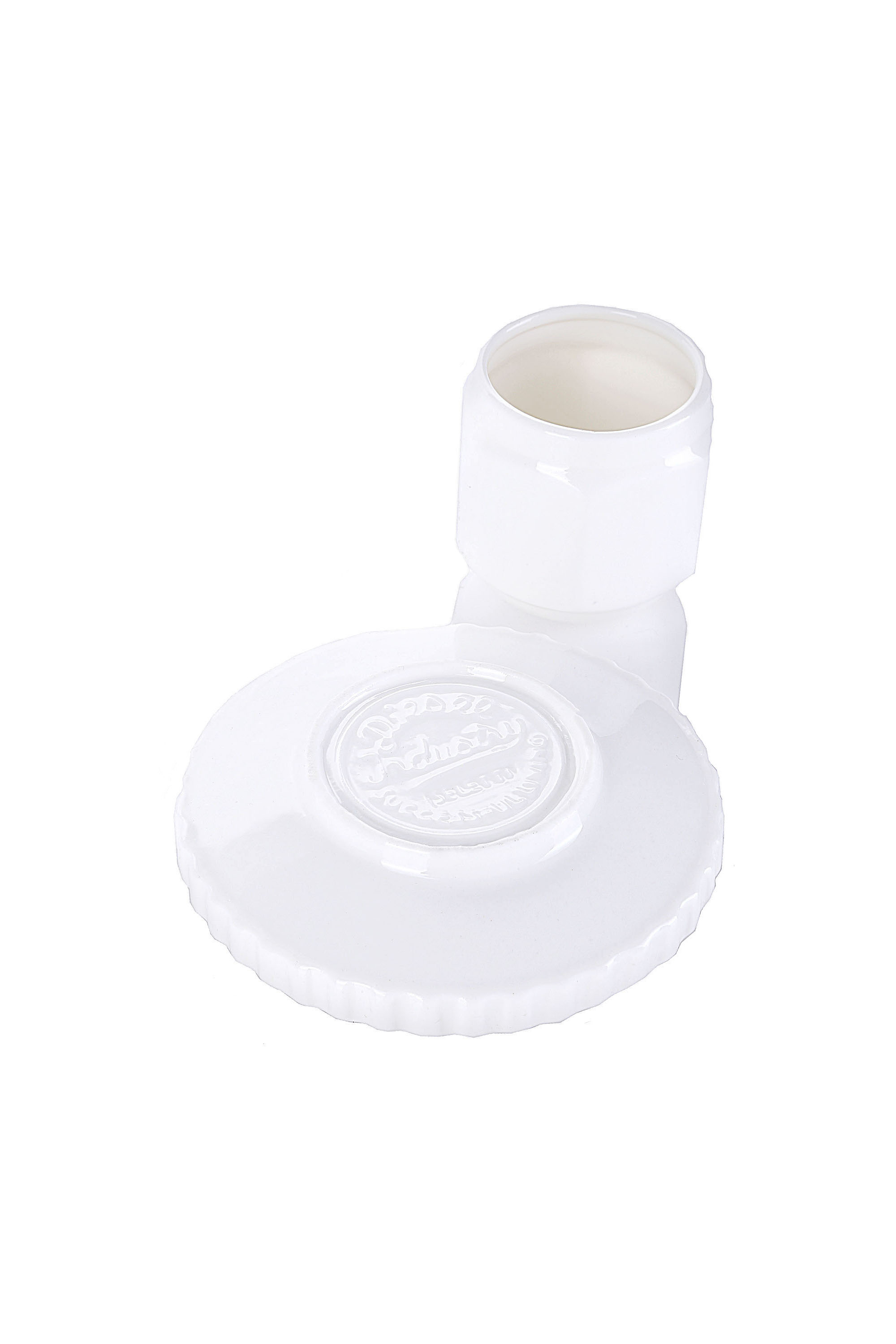 Diesel - 10975 MACHINE COLLEC, Unisex Kaffeetasse mit Untertasse aus Porzellan in Weiß - 2