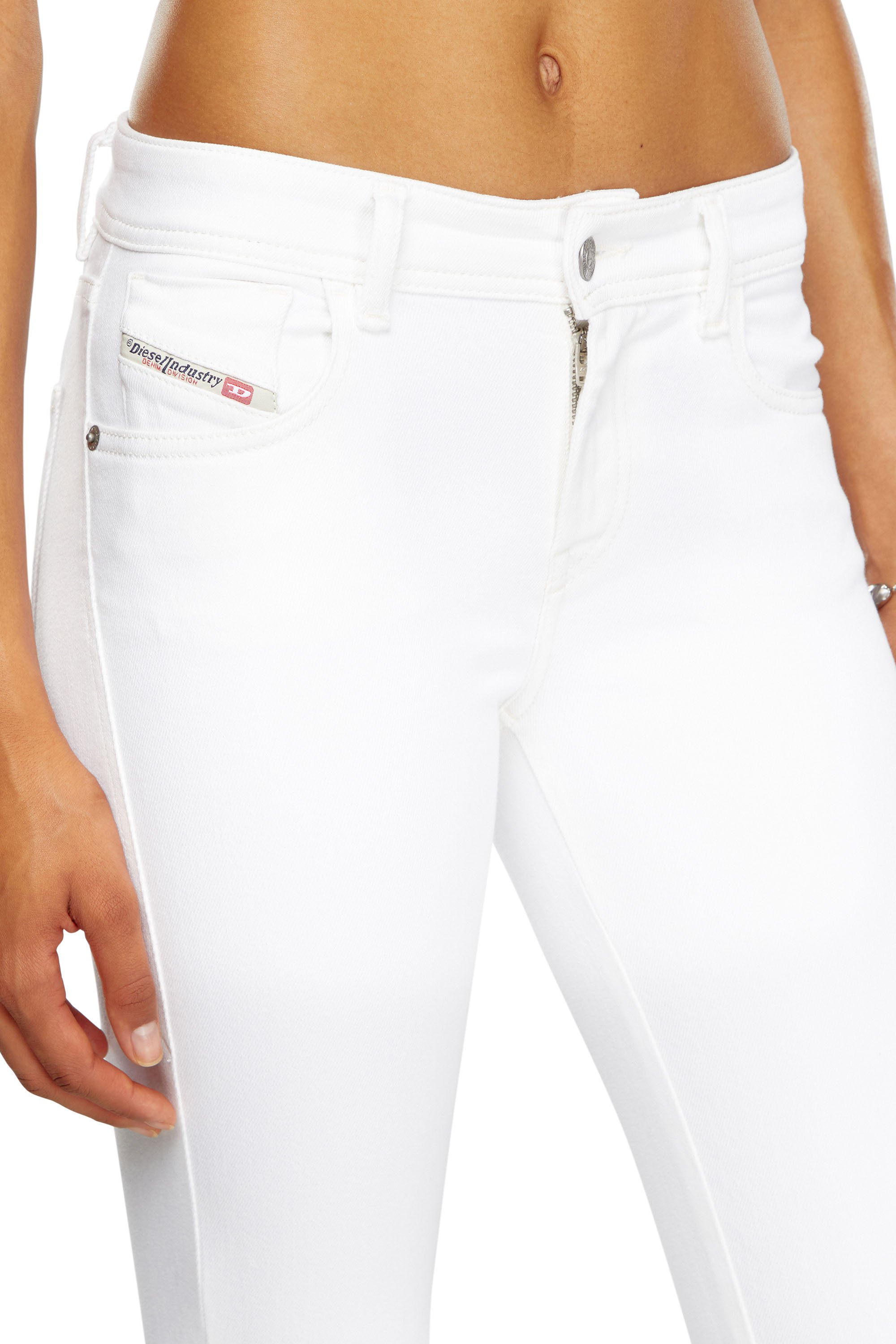 Diesel - Super skinny Jeans 2017 Slandy 09F90, Weiß - Image 5