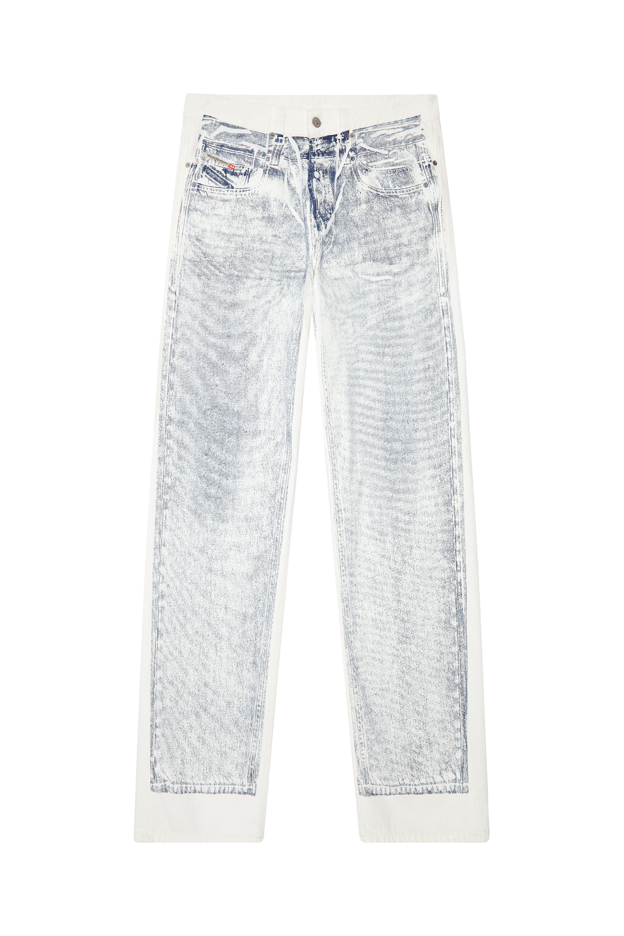 Diesel - Herren Straight Jeans 2001 D-Macro 09I73, Weiß - Image 3