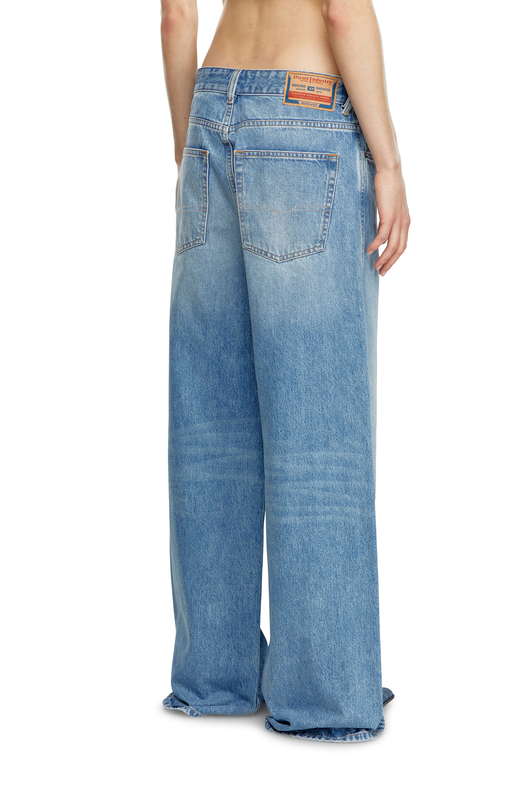 Relaxed Jeans 1996 D-Sire 09I29, Hellblau Diesel - Damen Relaxed Jeans 1996 D-Sire 09I29, Hellblau - 4