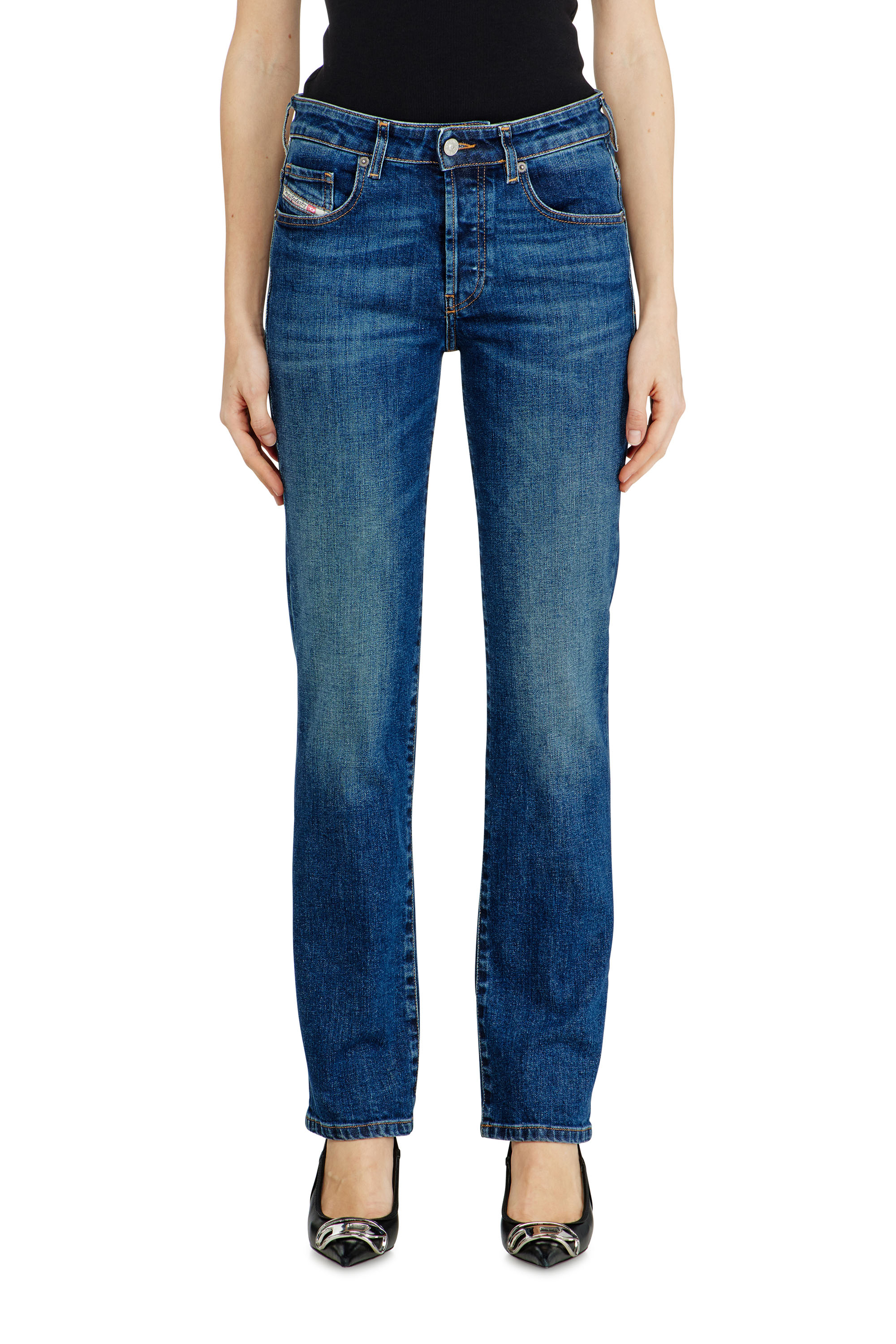 Diesel - Damen Regular Jeans 1989 D-Mine 09I28, Dunkelblau - 4