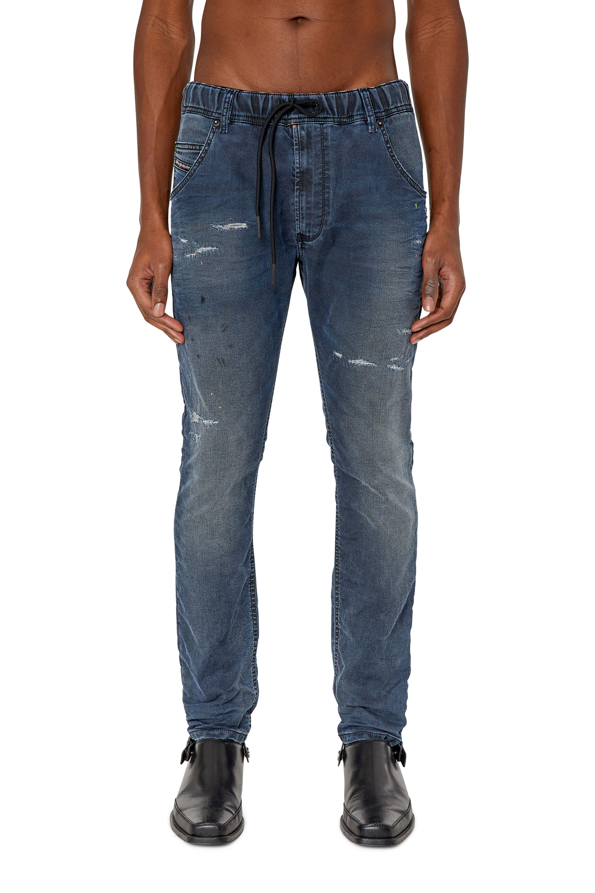 Diesel - Krooley JoggJeans® 069QH Tapered, Dunkelblau - Image 1